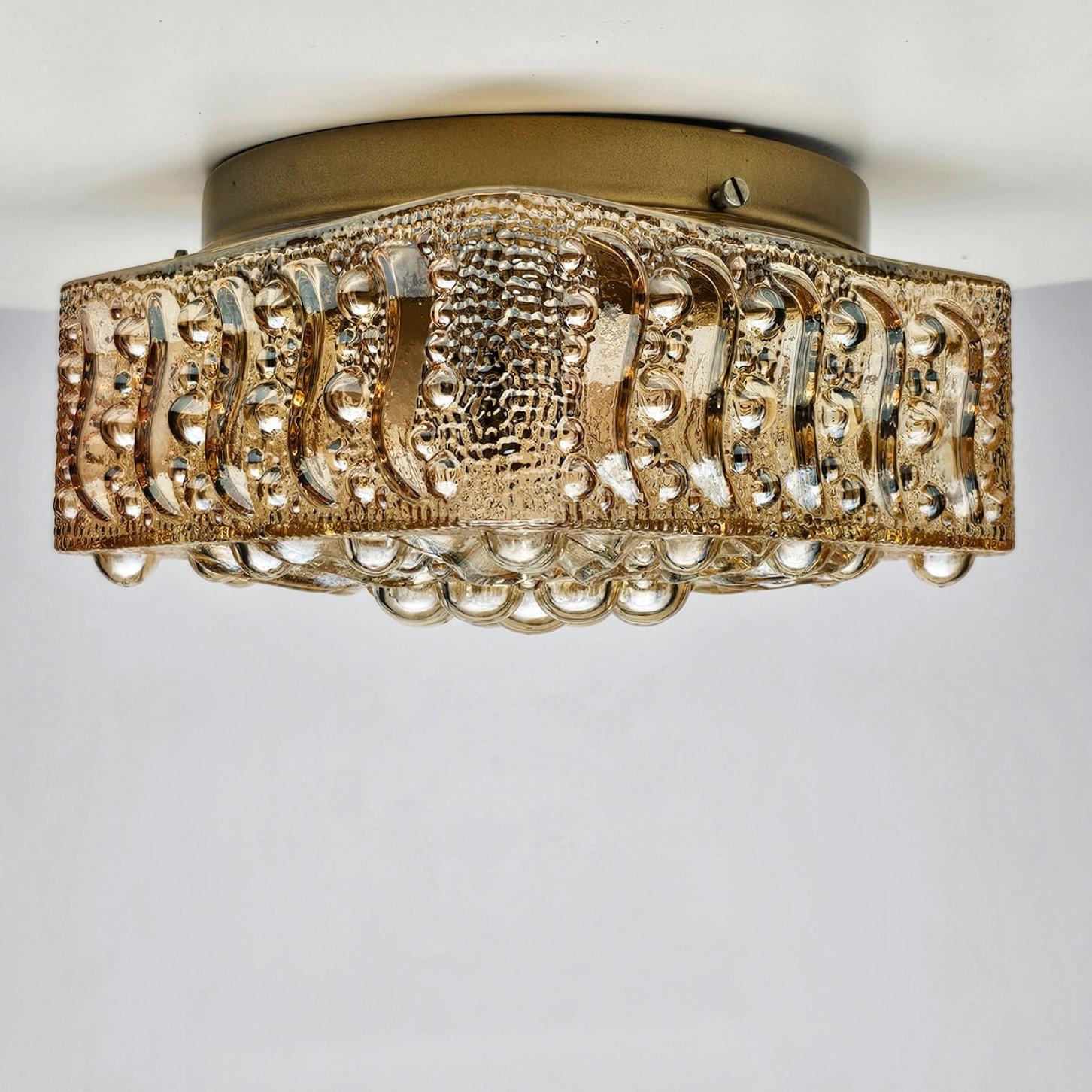 Several Round Bubble Textured Glass Wall Lights, Style Helena Tynell For Sale 8