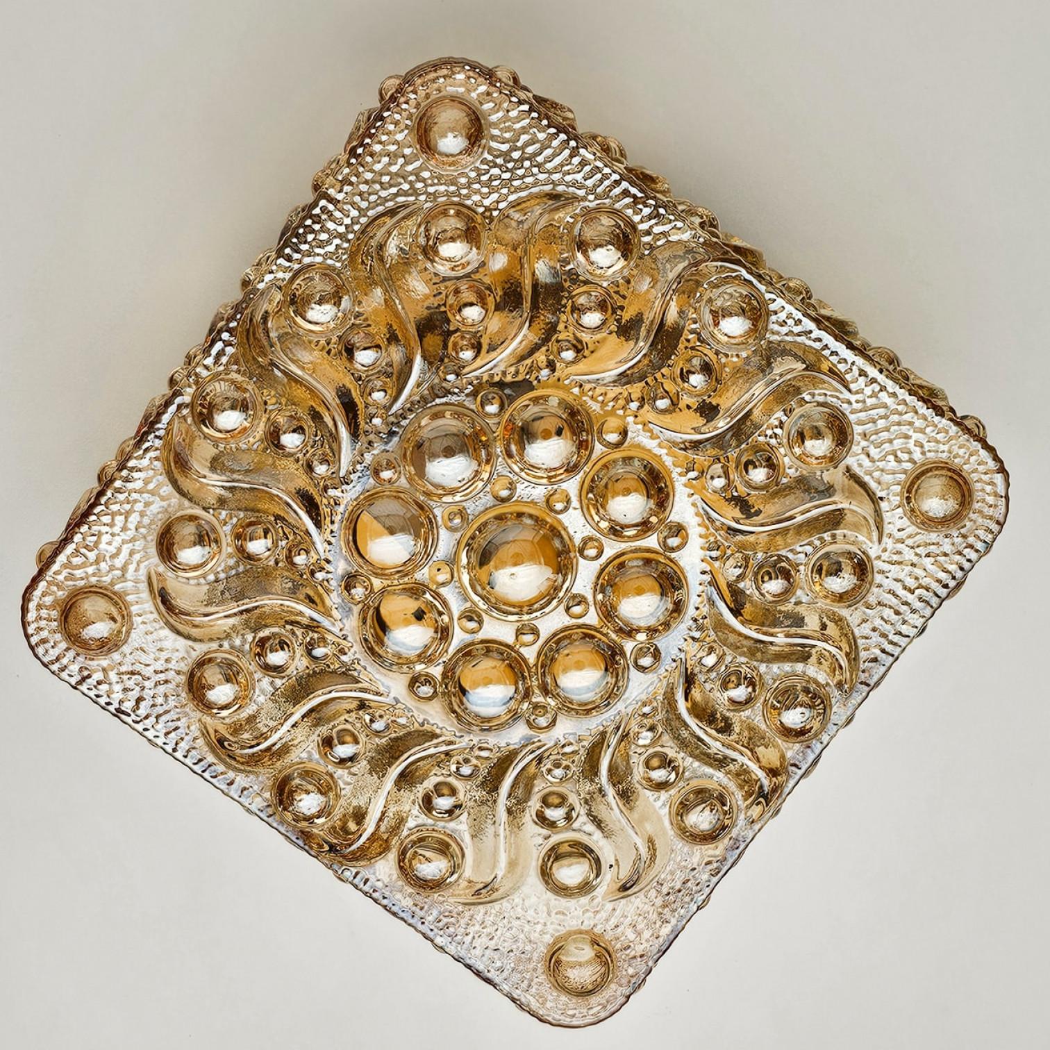 Several Round Bubble Textured Glass Wall Lights, Style Helena Tynell For Sale 11