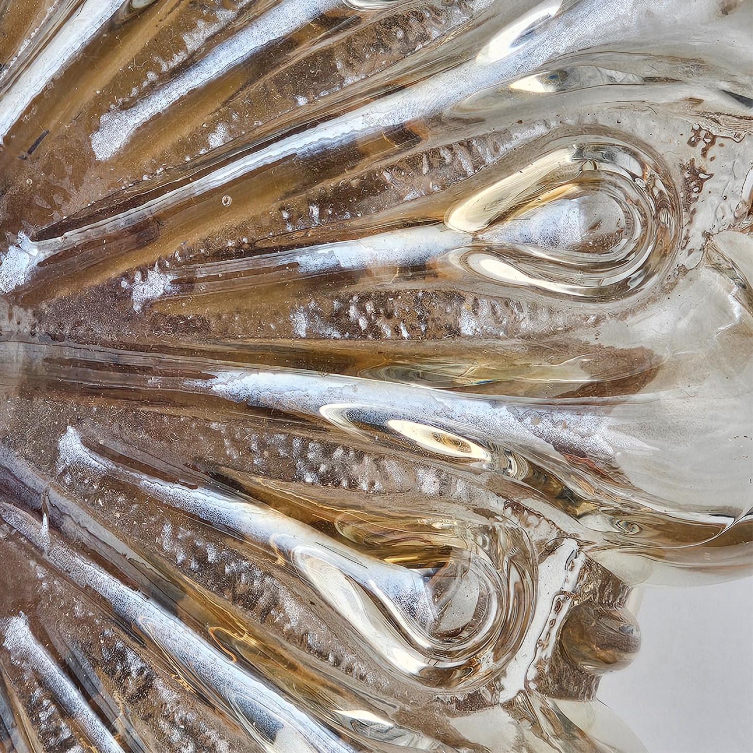 Several Round Bubble Textured Glass Wall Lights, Style Helena Tynell For Sale 1