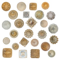 Several Round Bubble Textured Glass Wall Lights, Style Helena Tynell