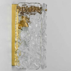 Several Structured  Glass Wall Lights, Germany