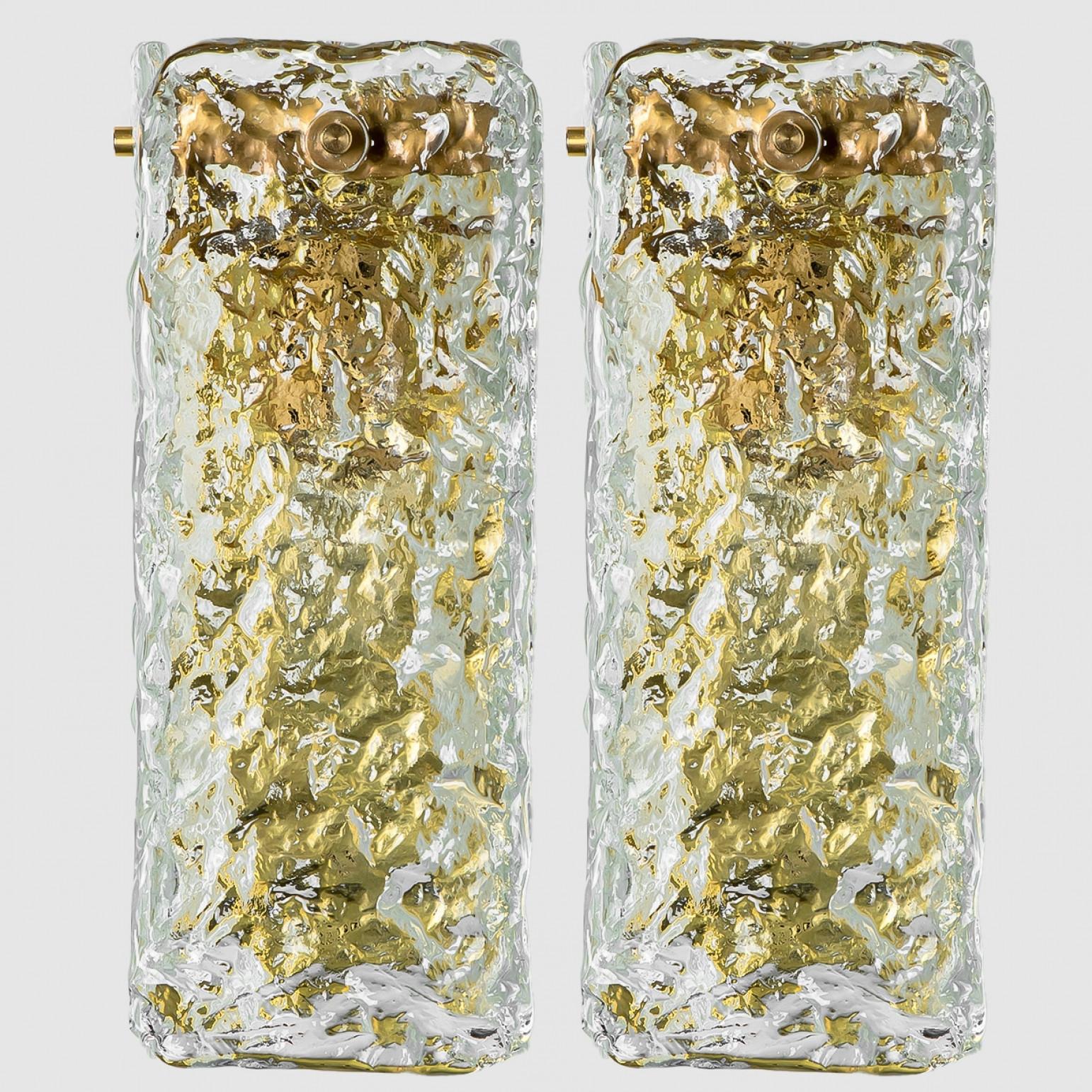 Varios estructurados  Apliques de cristal, Alemania en Bueno estado para la venta en Rijssen, NL