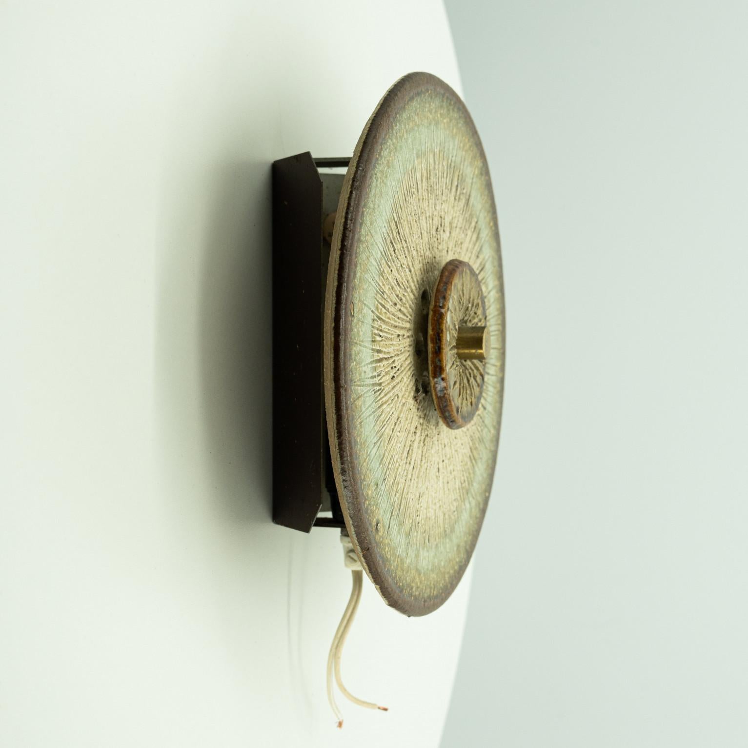 Diverse splendide lampade da parete in ceramica, Danimarca 1970 in vendita 3