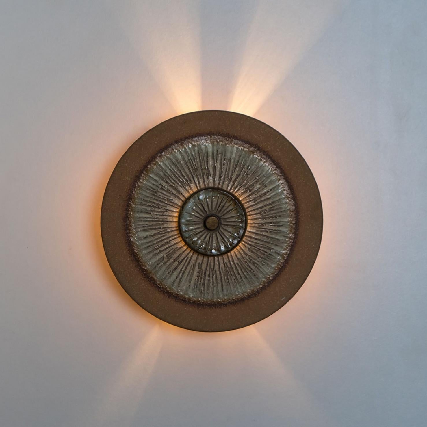 Several Stunning Ceramic Wall Lights, Denmark 1970 For Sale 10