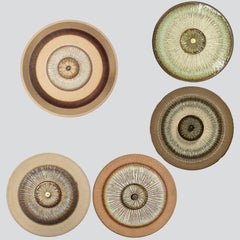 Several Stunning Ceramic Wall Lights, Denmark 1970