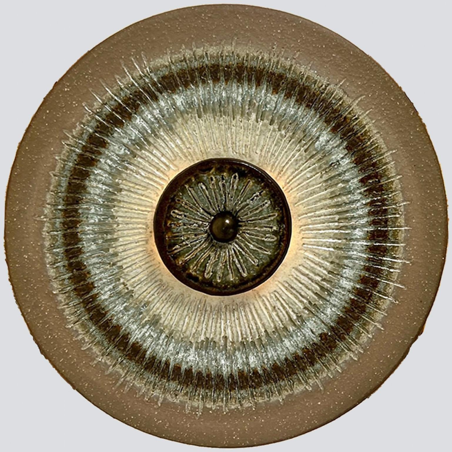 Fine XX secolo Diverse splendide lampade da parete in ceramica, Danimarca 1970 in vendita