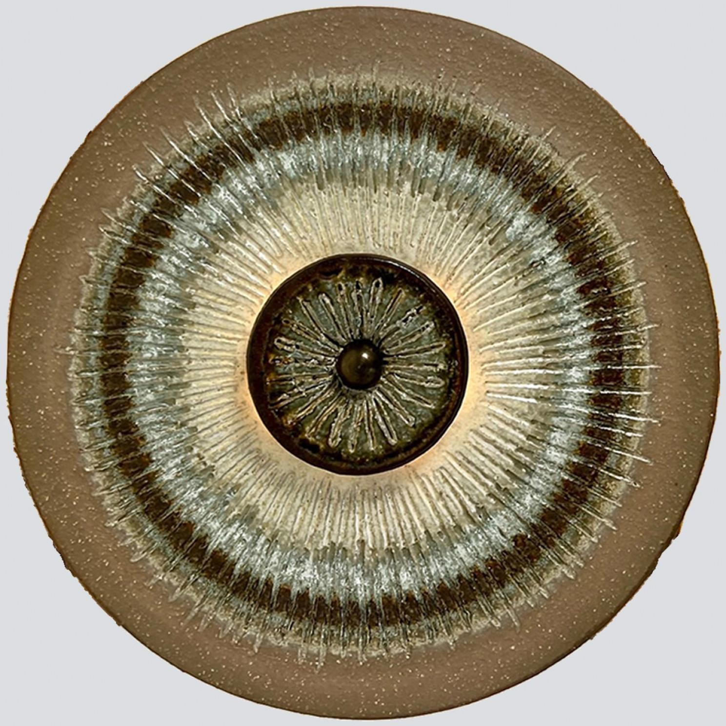 Mehrere beeindruckende Wandleuchten aus Keramik, Dänemark 1970 (Ende des 20. Jahrhunderts) im Angebot