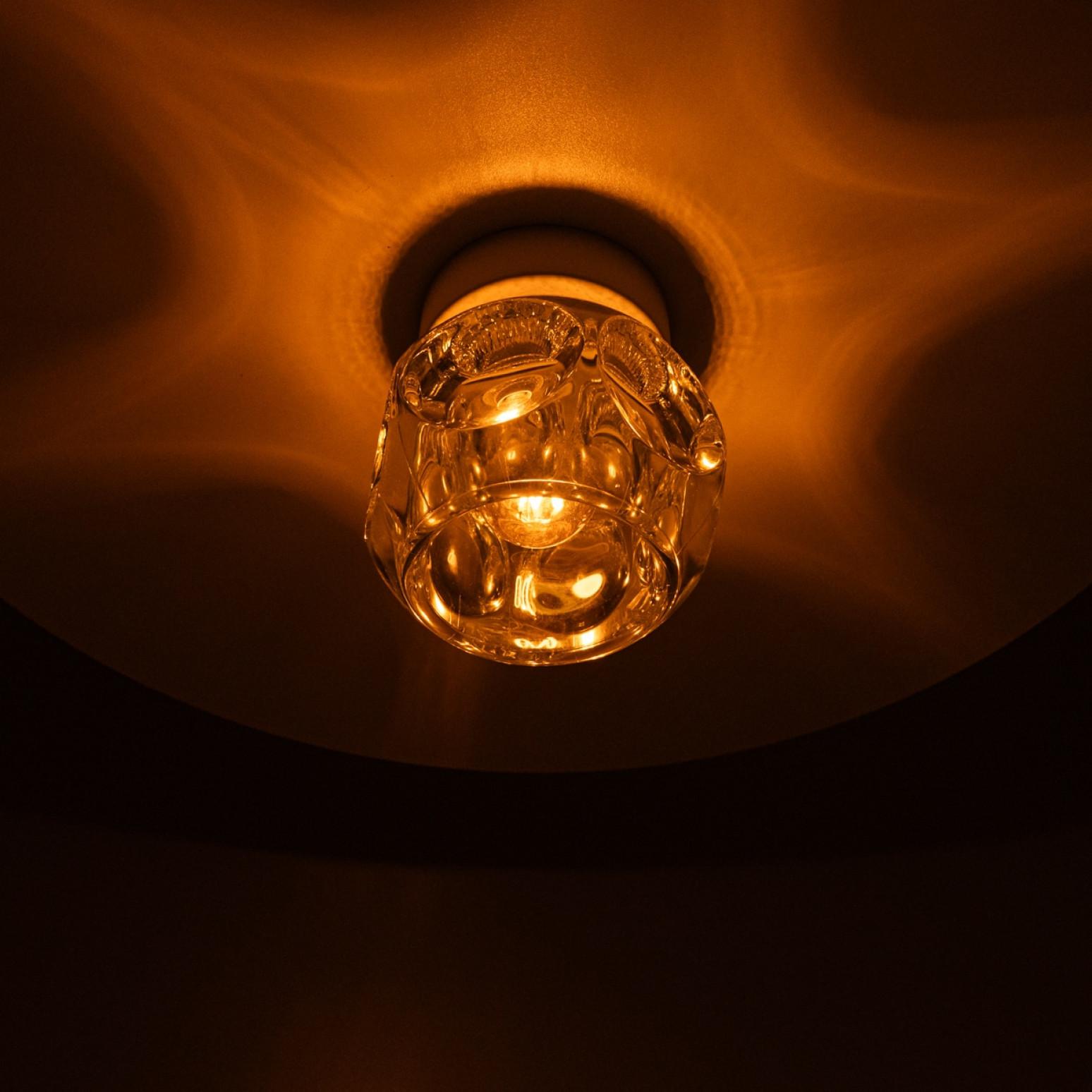 Several Thick Textured Cube Lamps from Peill & Putzler, Germany 1970s For Sale 3
