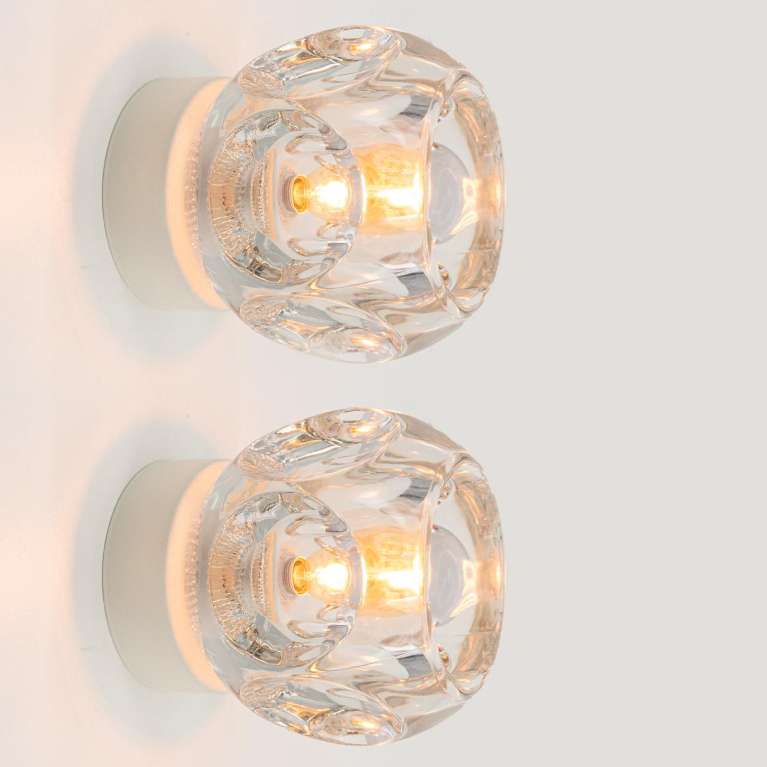 Several Thick Textured Cube Lamps from Peill & Putzler, Germany 1970s For Sale 4