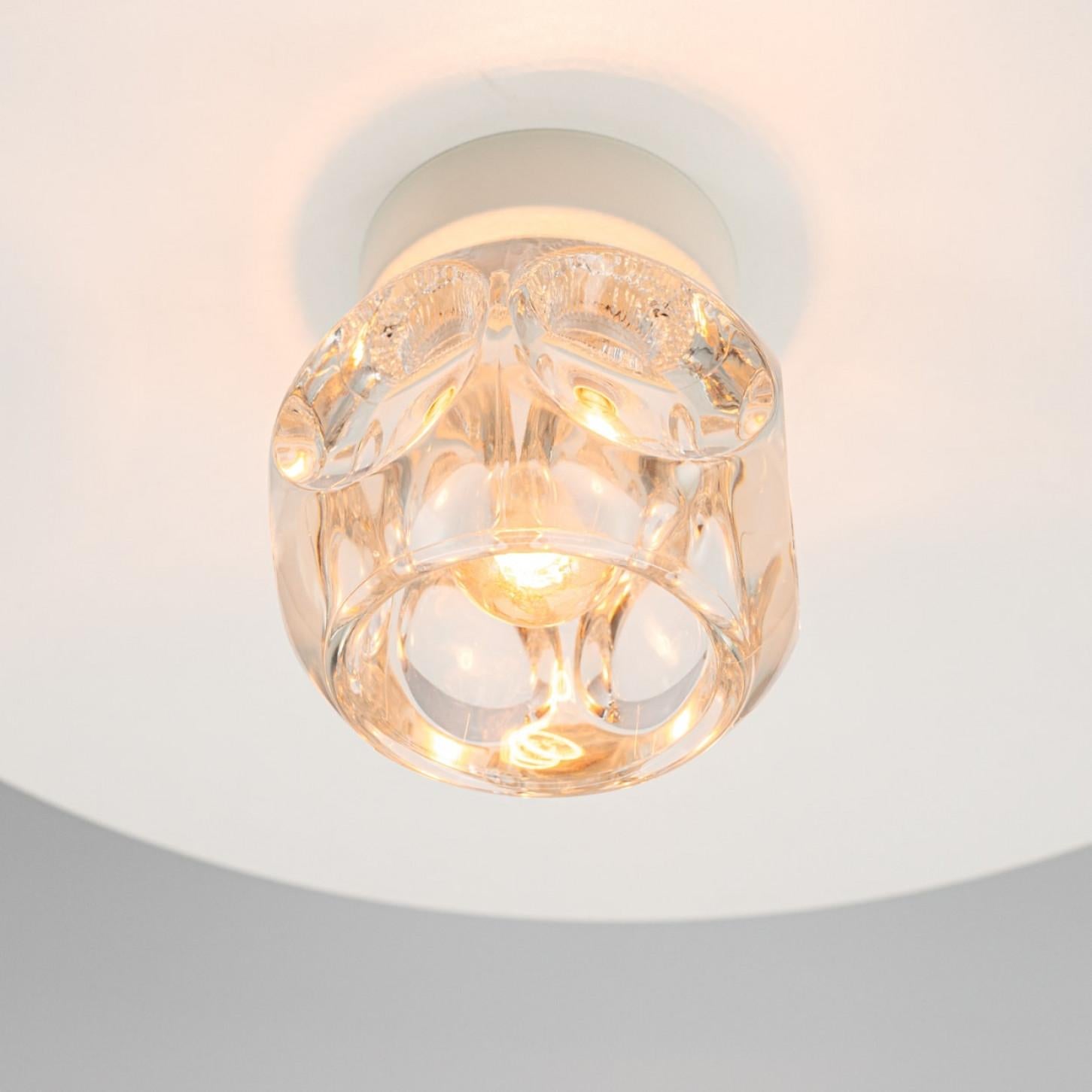 Several Thick Textured Cube Lamps from Peill & Putzler, Germany 1970s For Sale 1