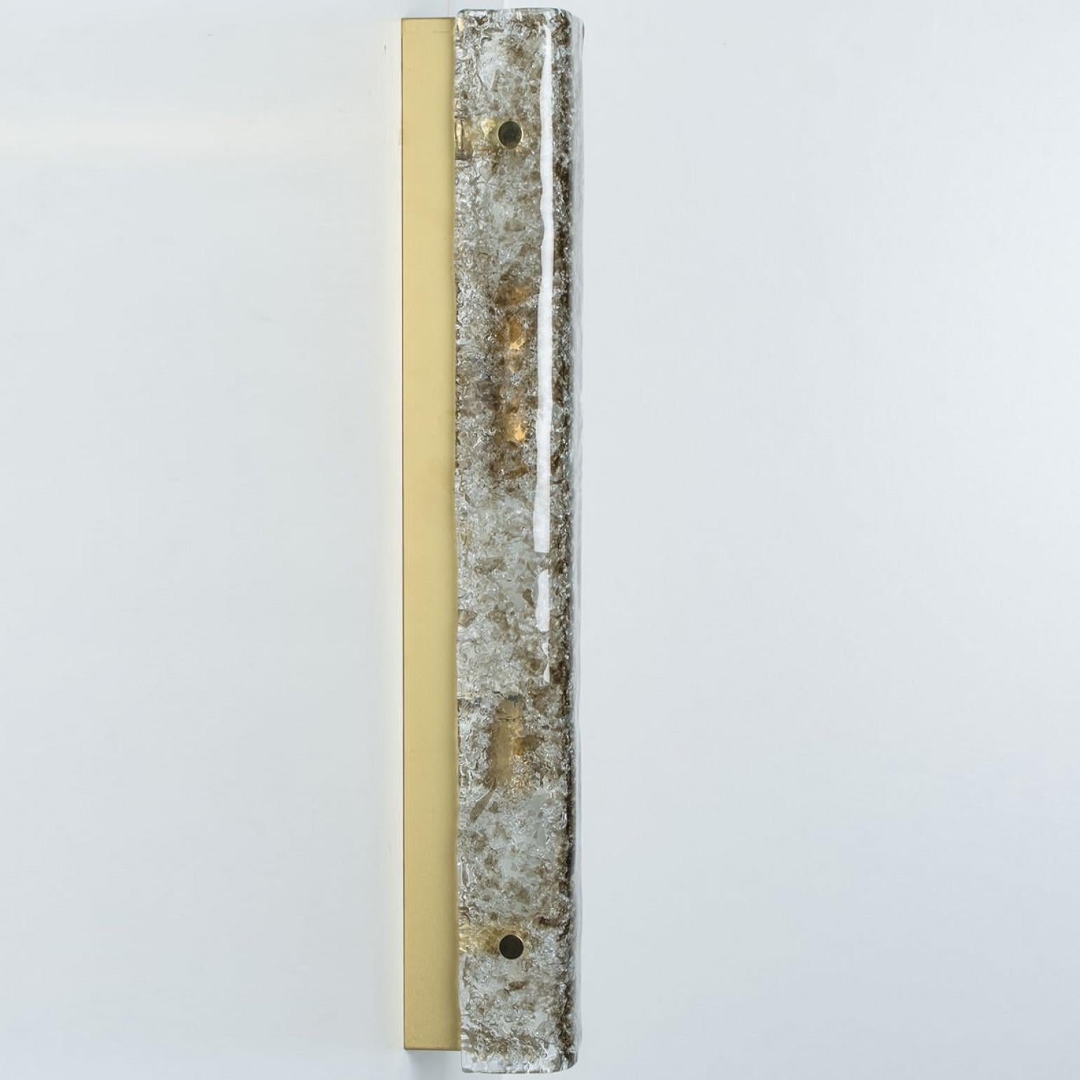Several Tube Smoked Glass Wall Lights by Kaiser Leuchten, 1970s For Sale 10