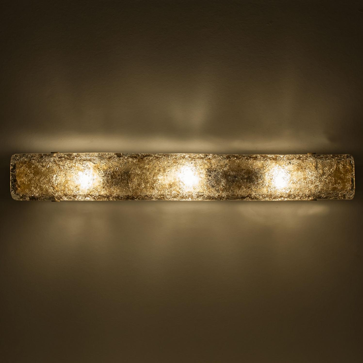 Several Tube Smoked Glass Wall Lights by Kaiser Leuchten, 1970s For Sale 12