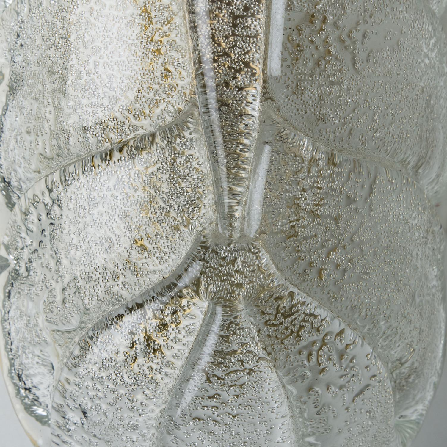 Several Wall Sconces Barovier & Toso Gold Glass Murano, Italy For Sale 5
