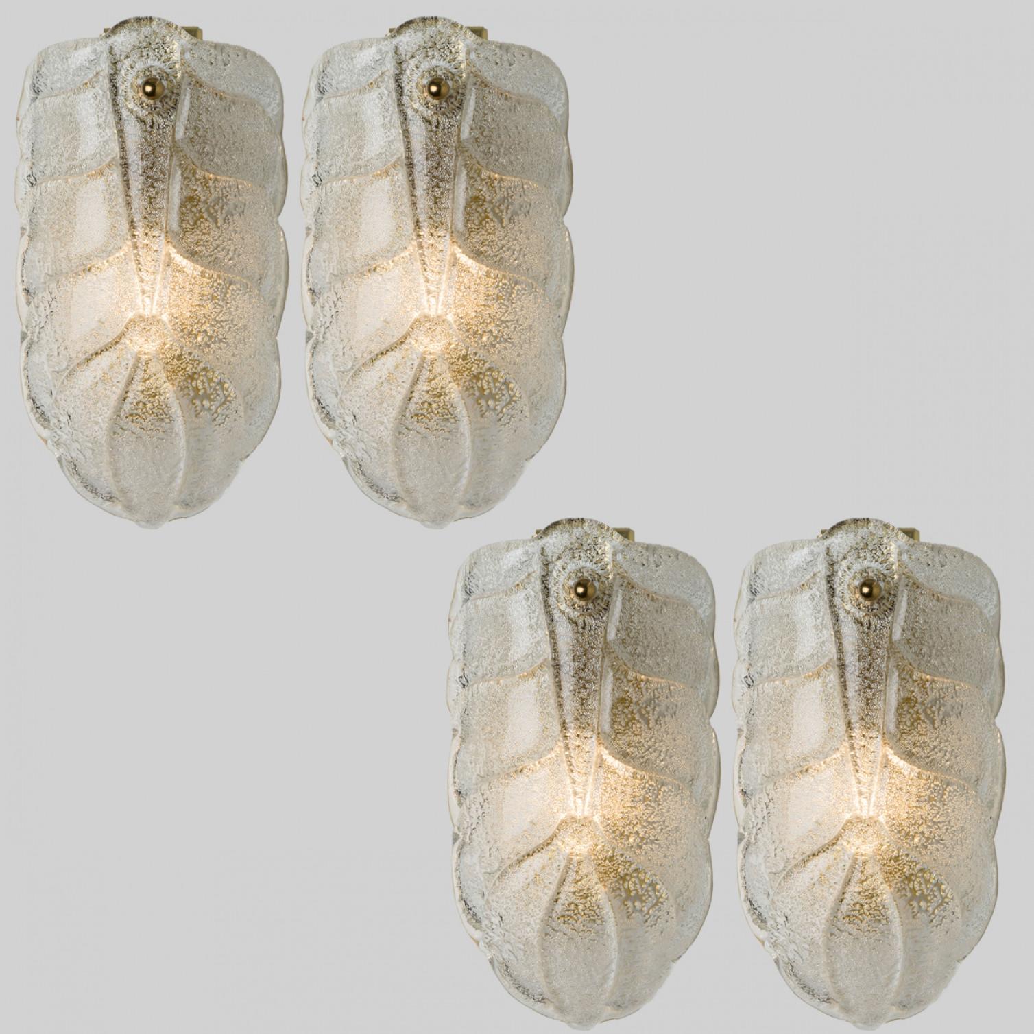 Several Wall Sconces Barovier & Toso Gold Glass Murano, Italy For Sale 12