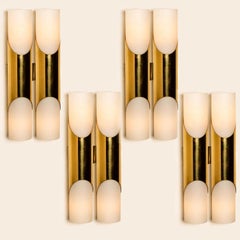 Several Wall Sconces or Wall Lights in the Style of RAAK Amsterdam, 1970s