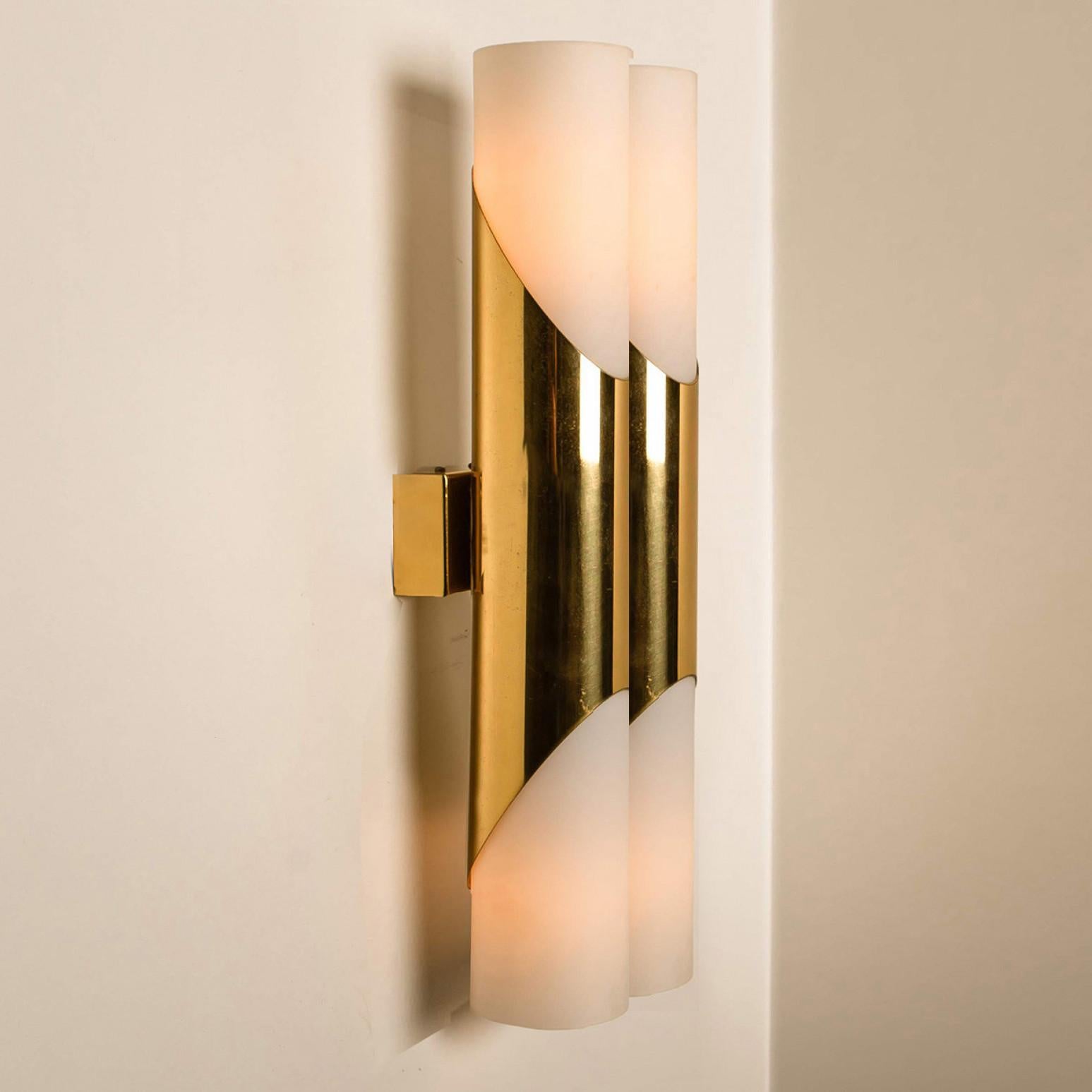 Late 20th Century Several Wall Sconces or Wall Lights in the Style of RAAK Amsterdam, 1970s For Sale