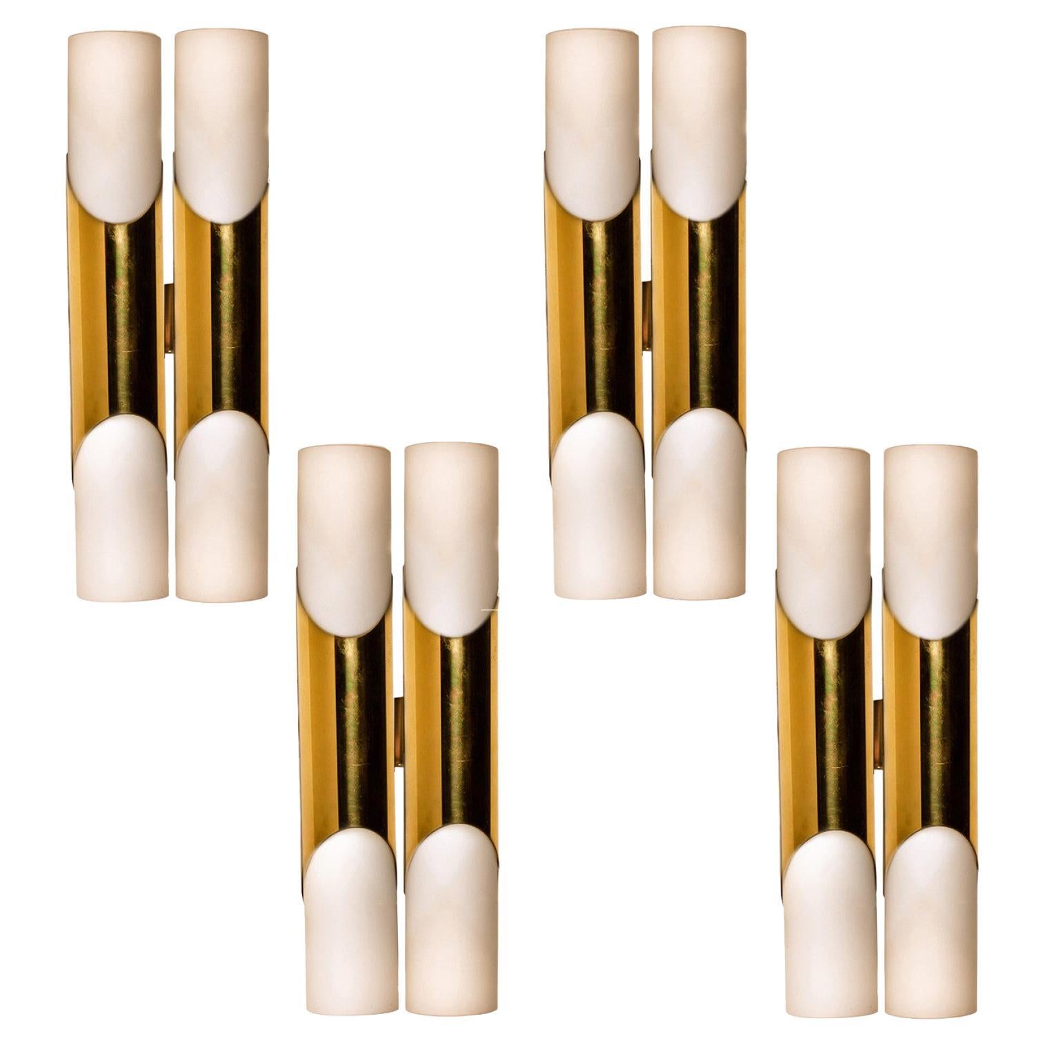 Several Wall Sconces or Wall Lights in the Style of RAAK Amsterdam, 1970s