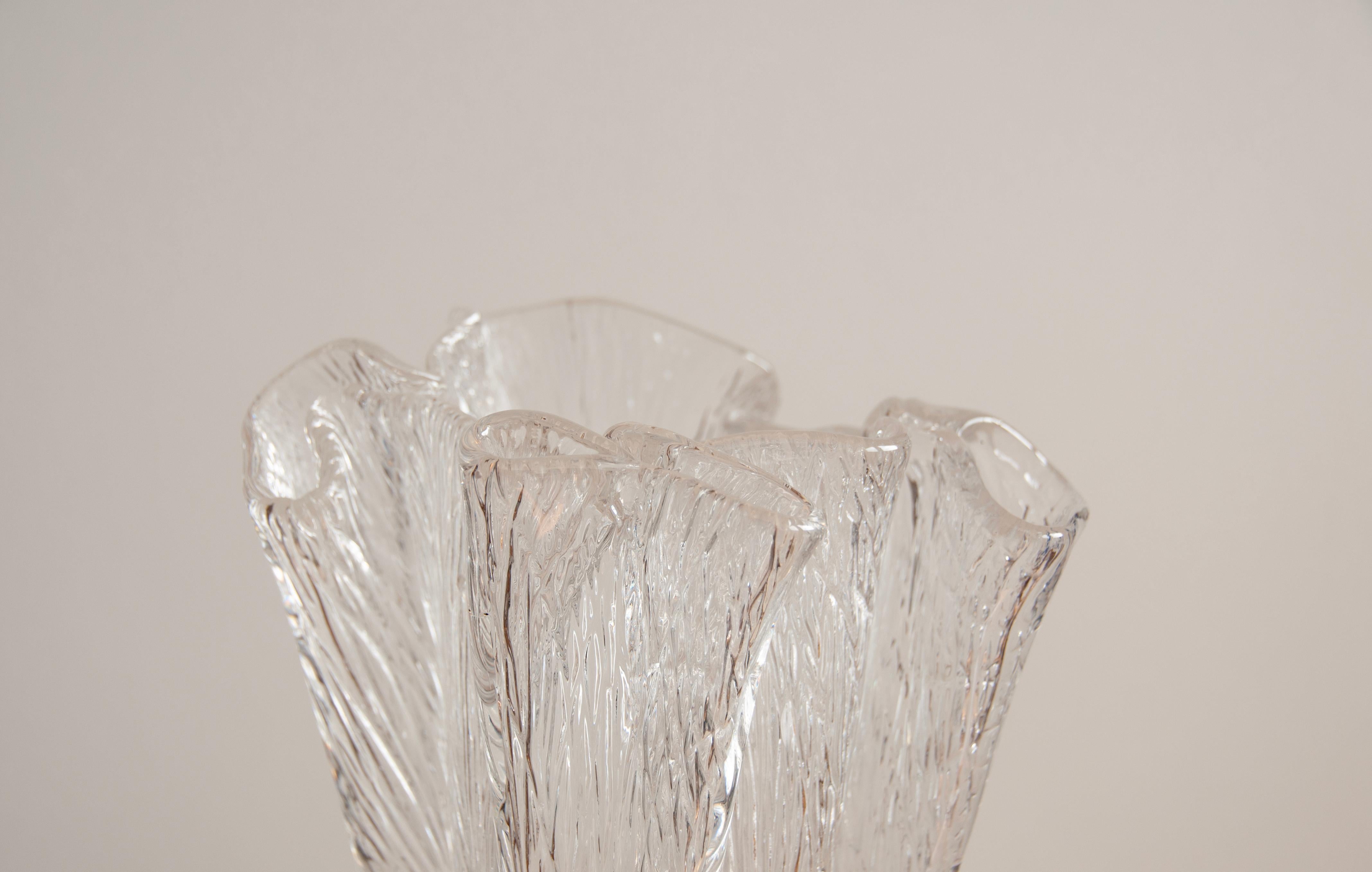 Norwegian Severin Brørby's Scandinavian Furu Vase from Hadeland Glassverk For Sale