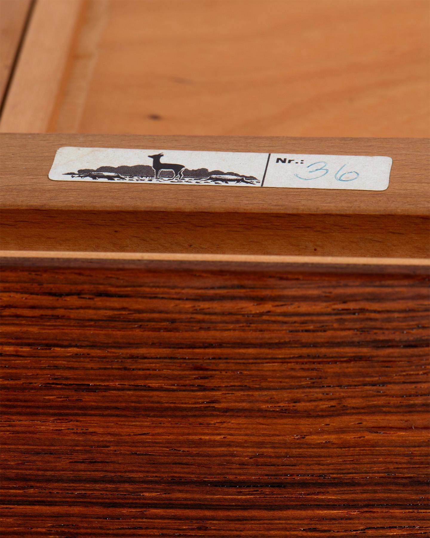 Severin Hansen 1950s Danish Rosewood Desk For Sale 4