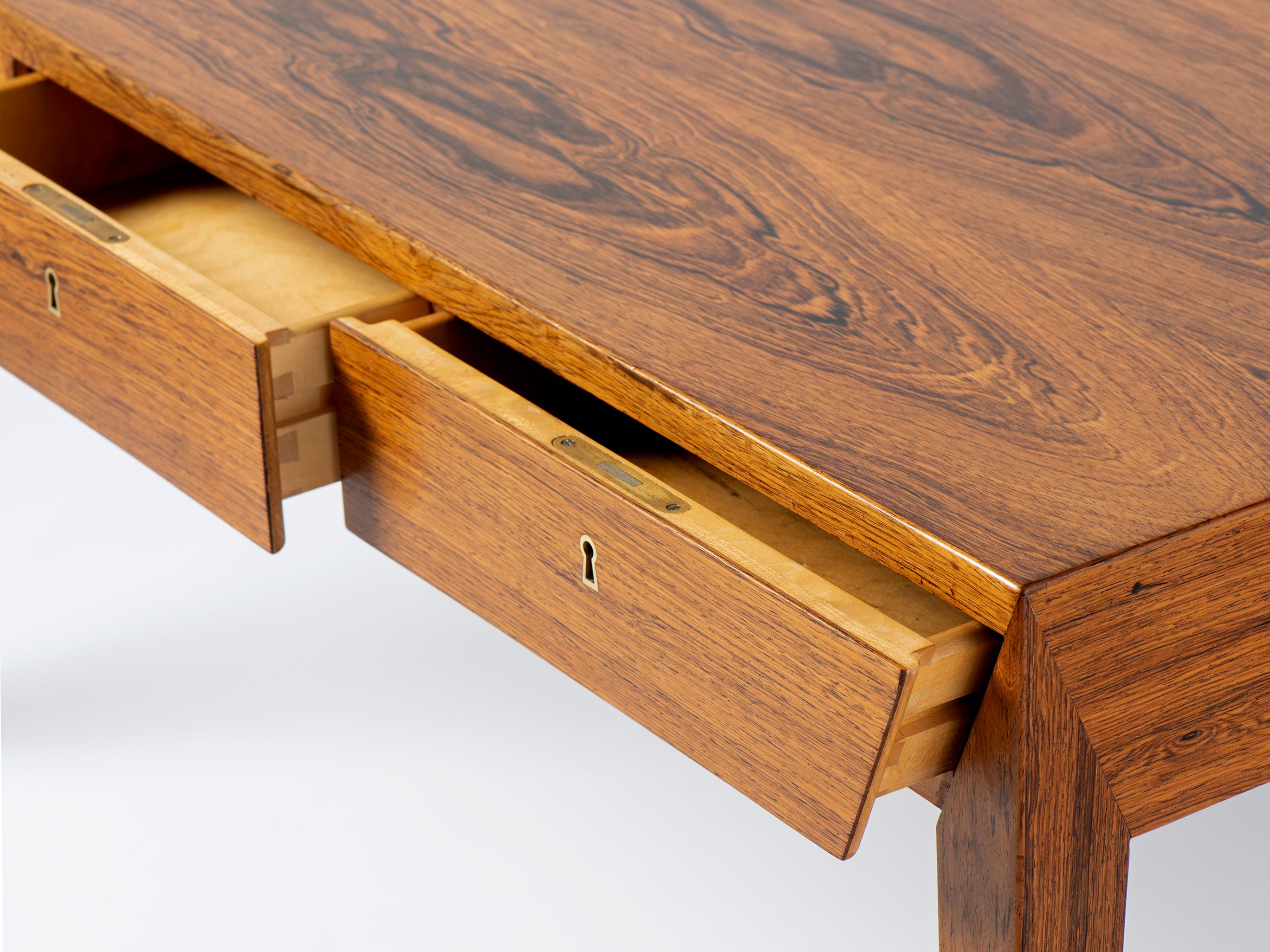 Scrivania danese in legno di palissandro di Severin Hansen del 1950 In condizioni buone in vendita a London, England