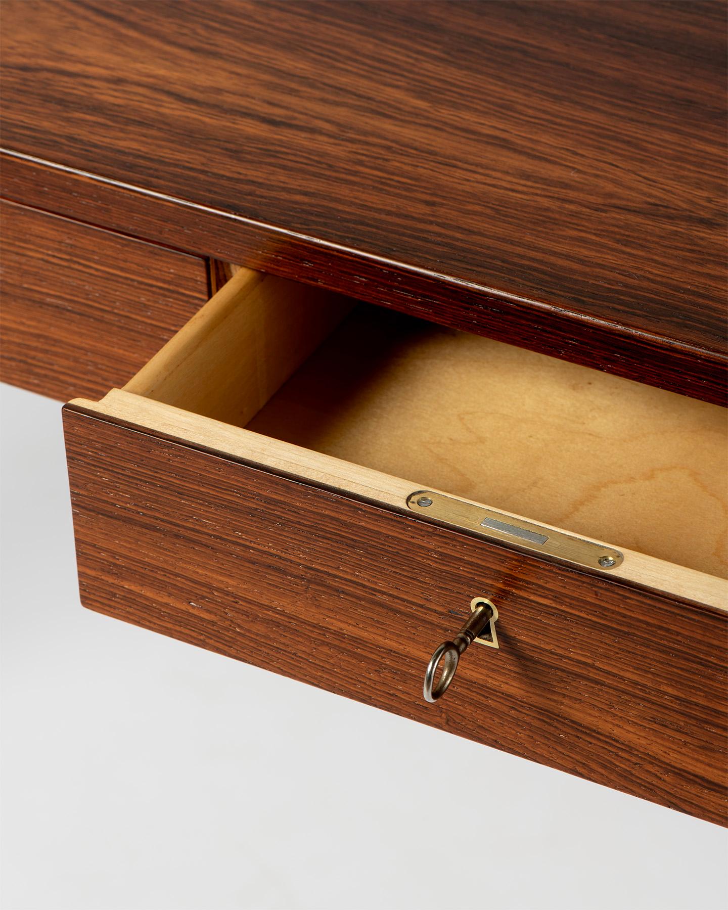 Severin Hansen 1950s Danish Rosewood Desk For Sale 2