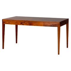 Severin Hansen 1950s Danish Rosewood Writing Desk