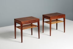 Severin Hansen 1950s Rosewood Nightstands