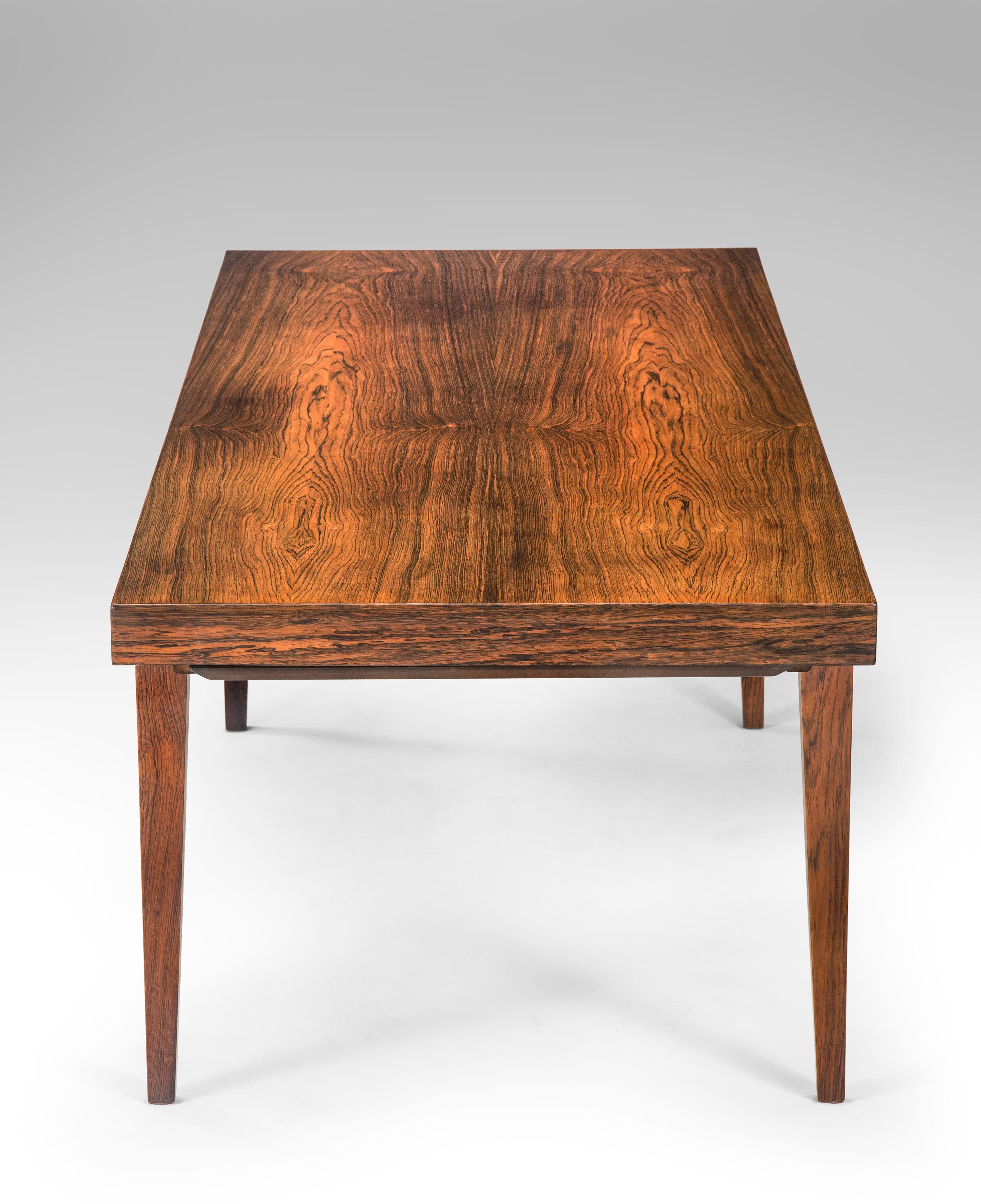 Severin Hansen, a Danish Rosewood Coffee Table In Good Condition In New York, NY