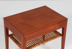 Severin Hansen Bedside Table by Haslev Møbelsnedkeri in Denmark