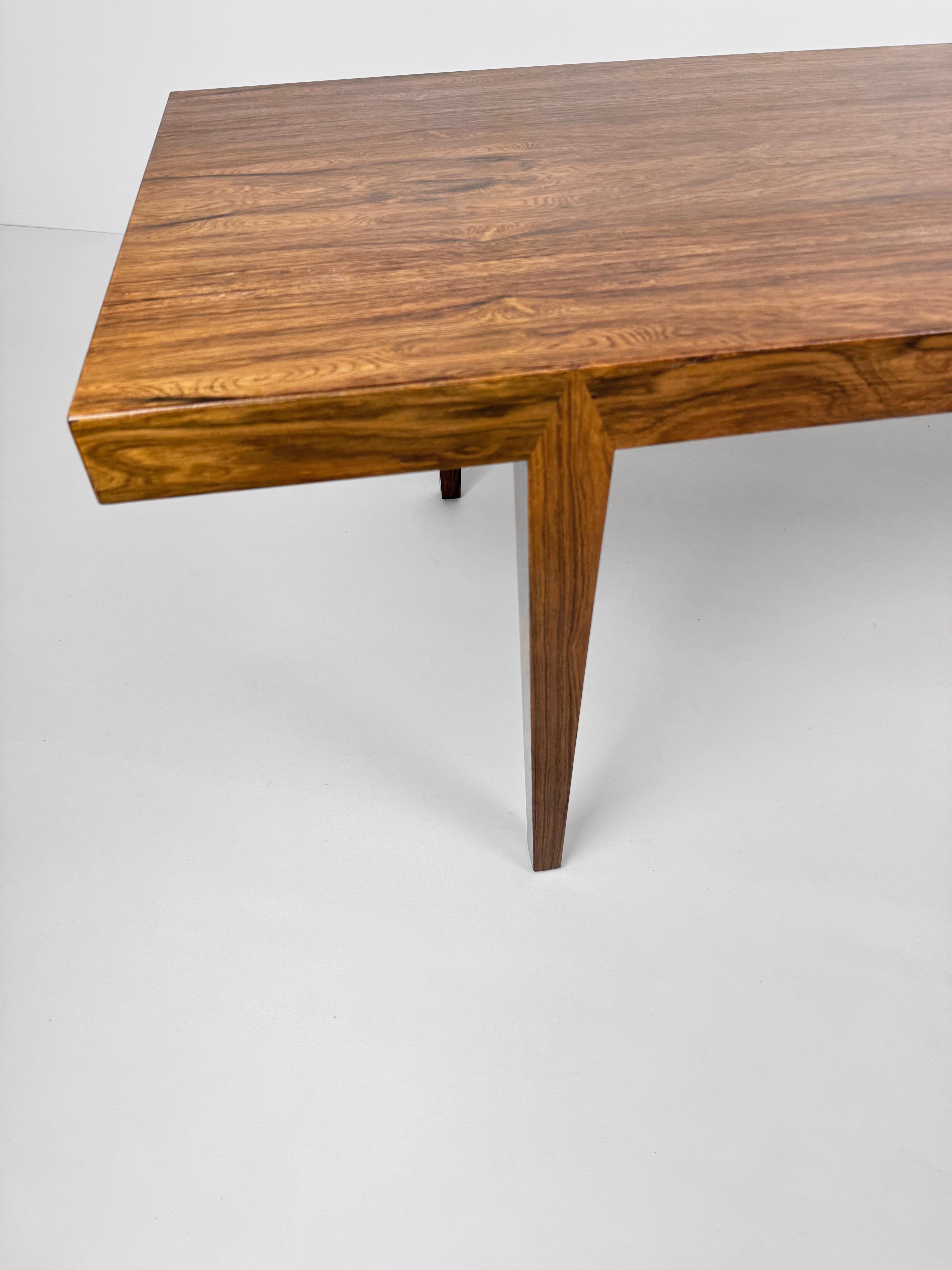 Table basse en palissandre de Severin Hansen pour Haslev Mobelsnedkeri, Danemark, années 1960 Bon état - En vente à London, GB