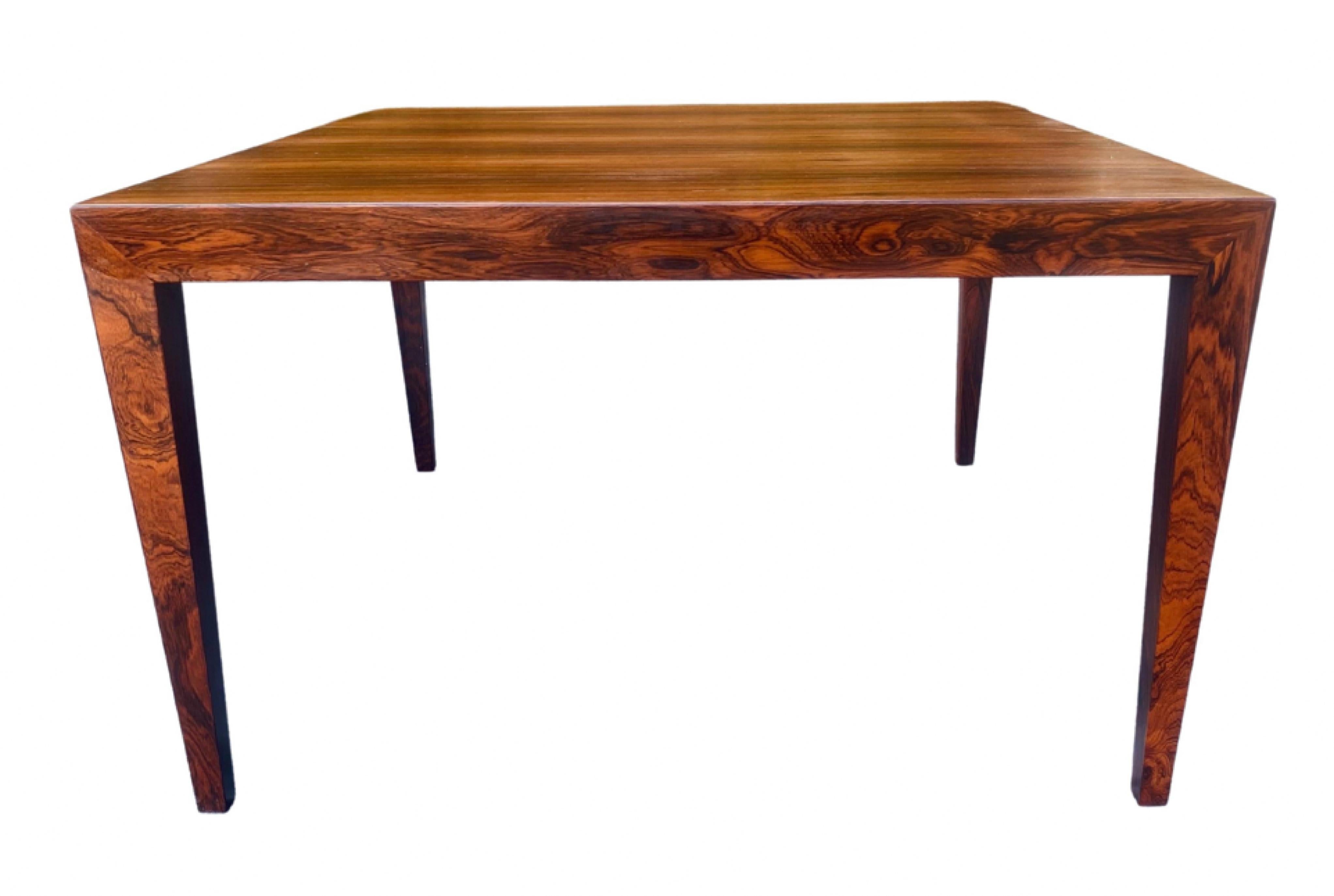 Mid-Century Modern Severin Hansen Coffee Table in Rosewood For Sale