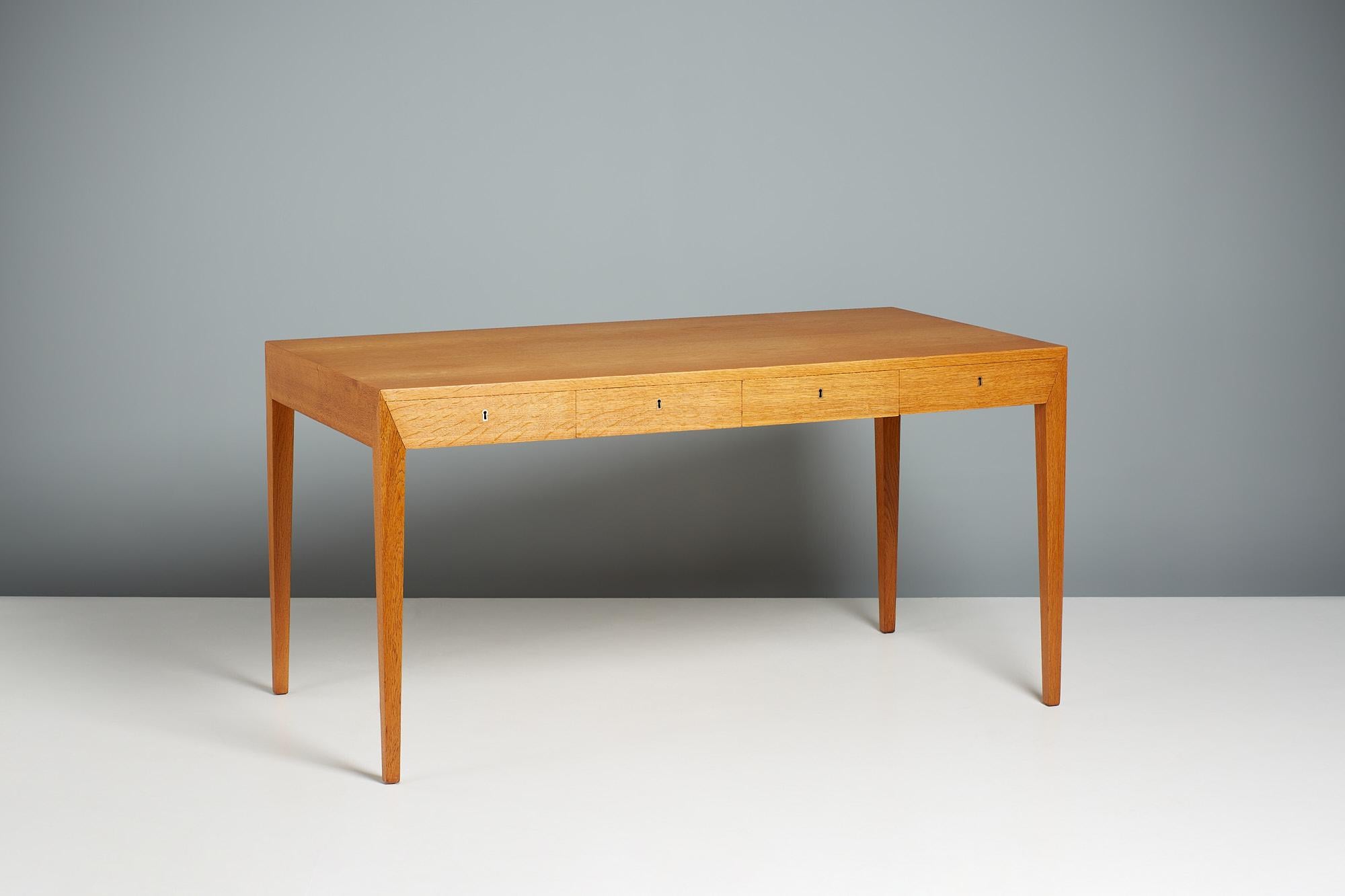 Severin Hansen Danish 1960s Oak Desk 1