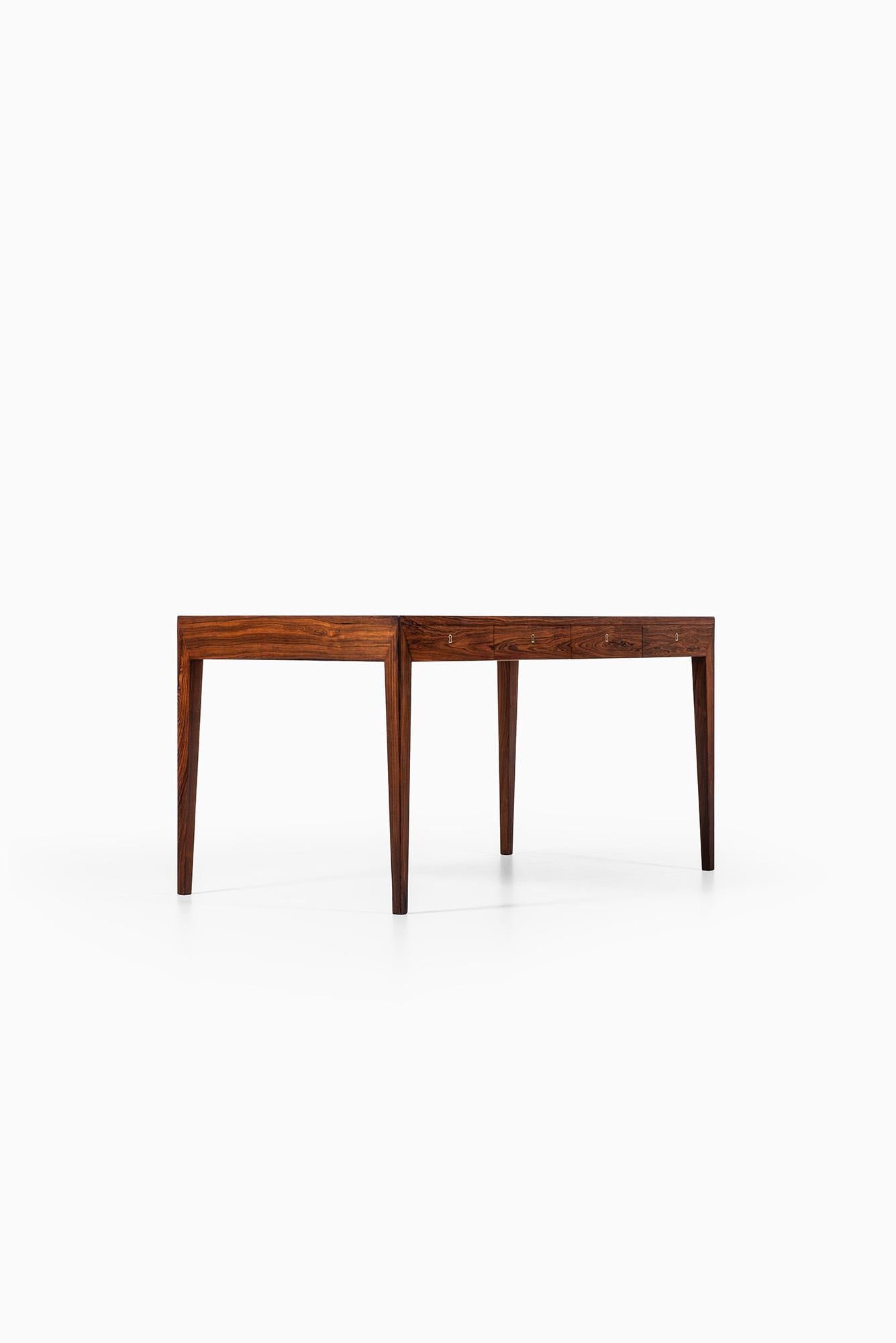 Severin Hansen Desk in Rosewood by Haslev Møbelsnedkeri in Denmark 4