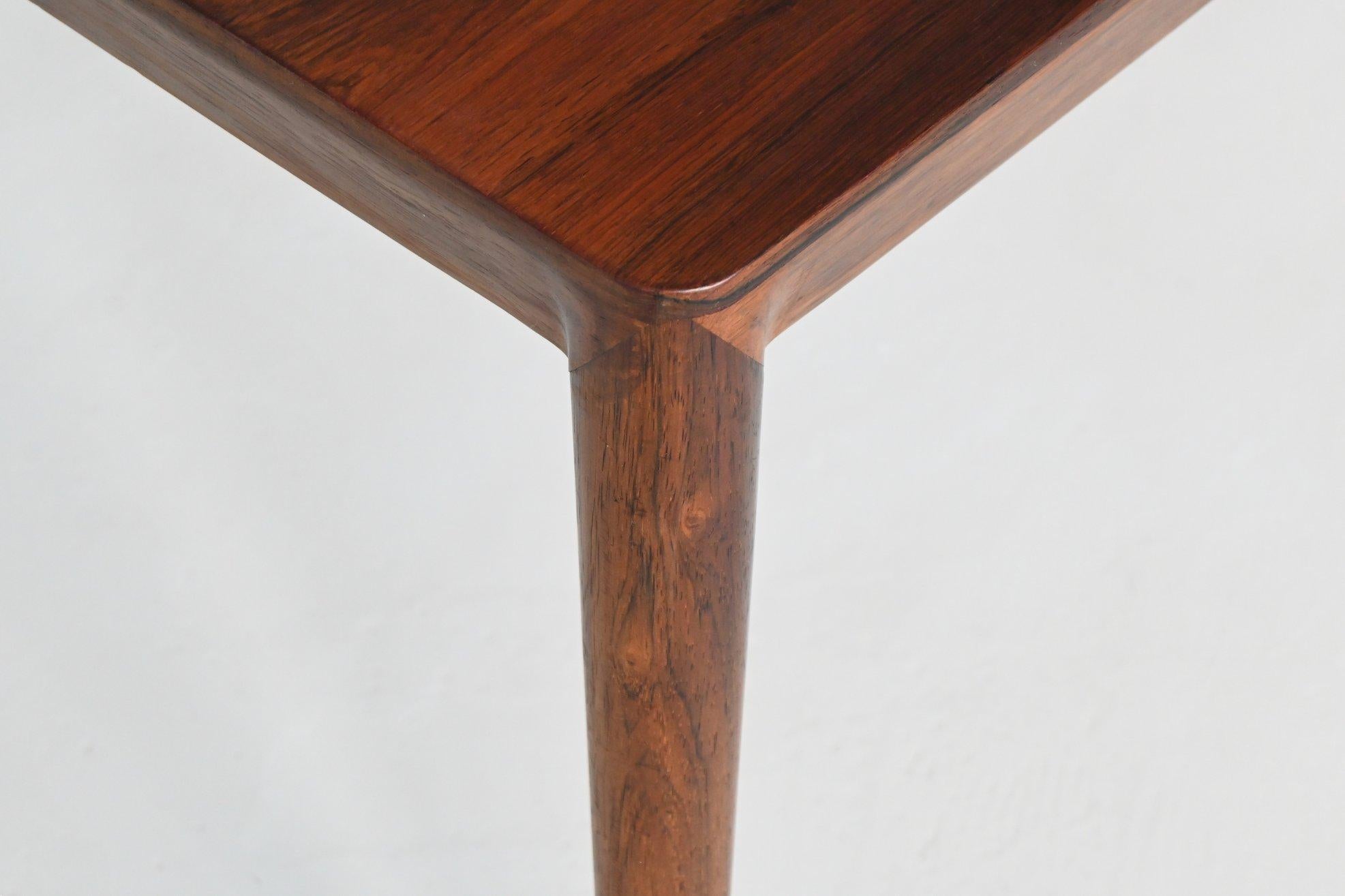 Severin Hansen dining table in rosewood Haslev Denmark 1960 en vente 3
