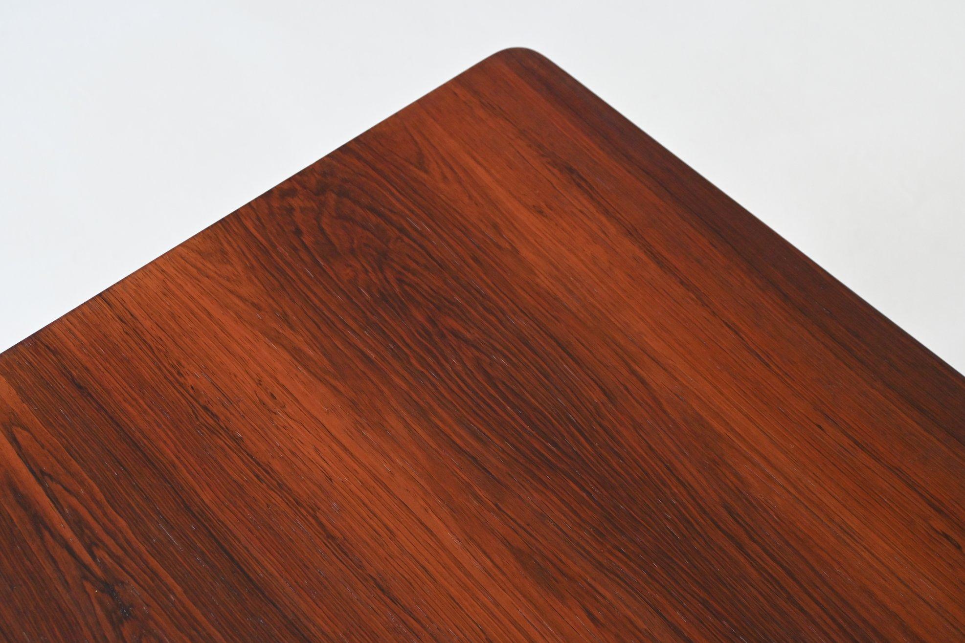 Severin Hansen dining table in rosewood Haslev Denmark 1960 en vente 4