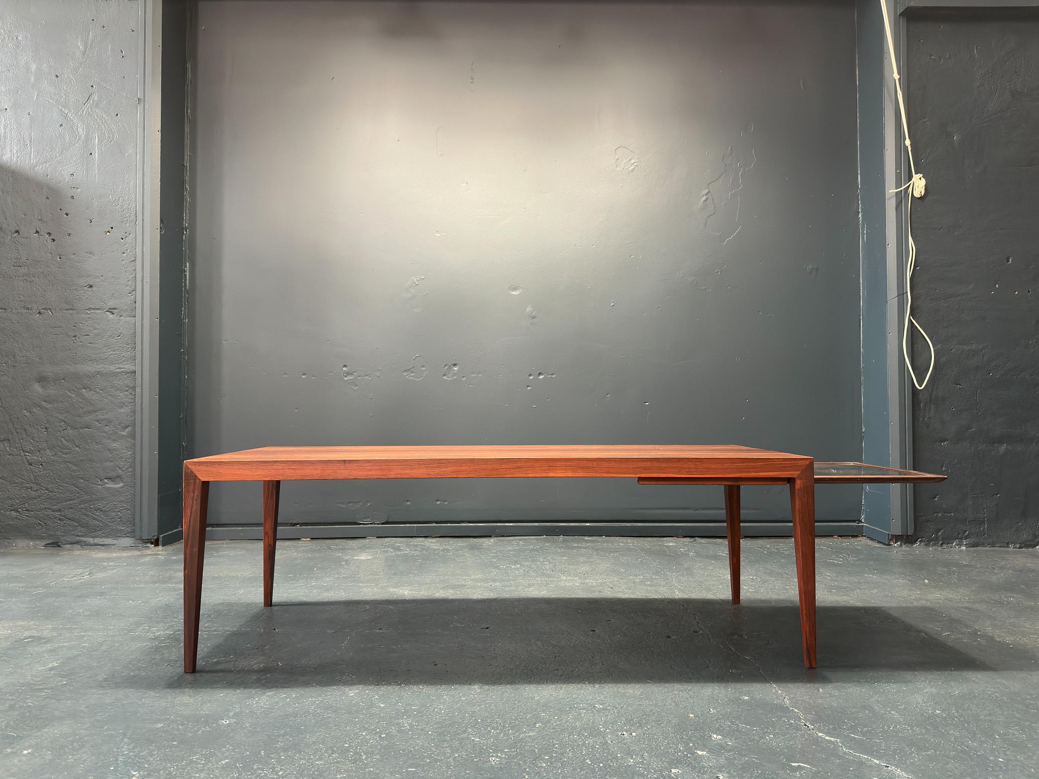 Mid-Century Modern Table basse extensible Severin Hansen en vente