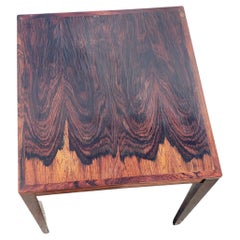 Severin Hansen for Haslev Midcentury Danish Modern Rosewood Side Table