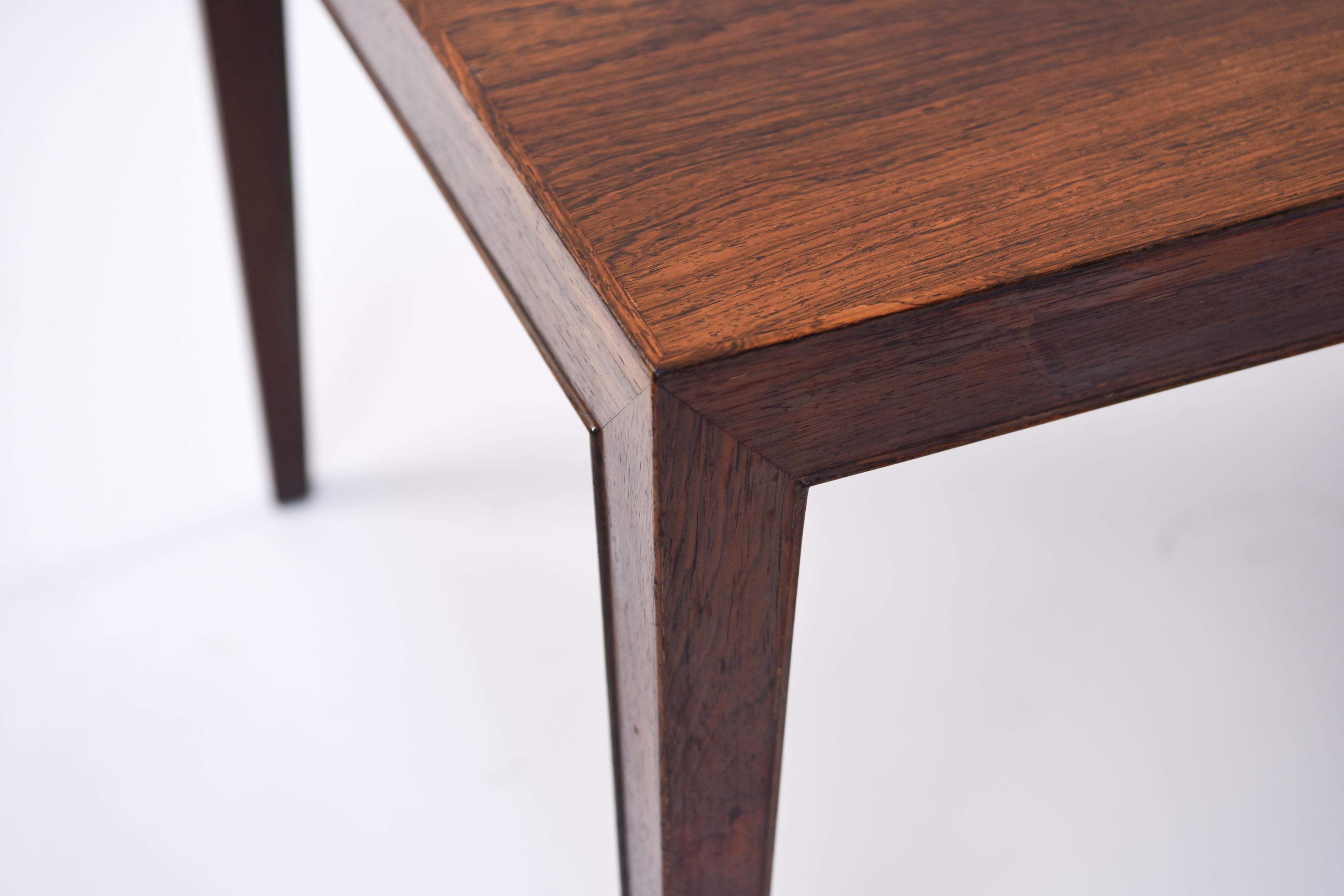 Mid-20th Century Severin Hansen for Haslev Rosewood Coffee Table