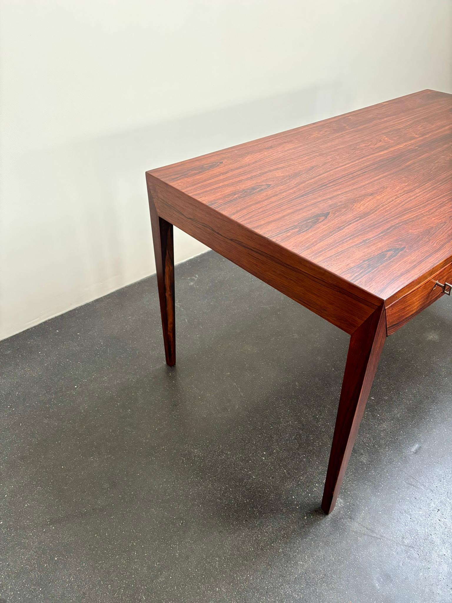 Scrivania indipendente di Severin Hansen in palissandro per Haslev, anni '60 in vendita 5