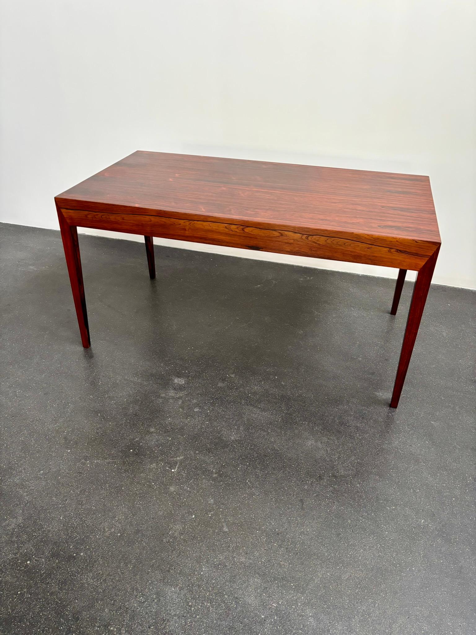 Scrivania indipendente di Severin Hansen in palissandro per Haslev, anni '60 in vendita 9