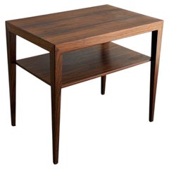 Severin Hansen Haslev Rosewood Side Table Danish Mid-Century Modern 1960s