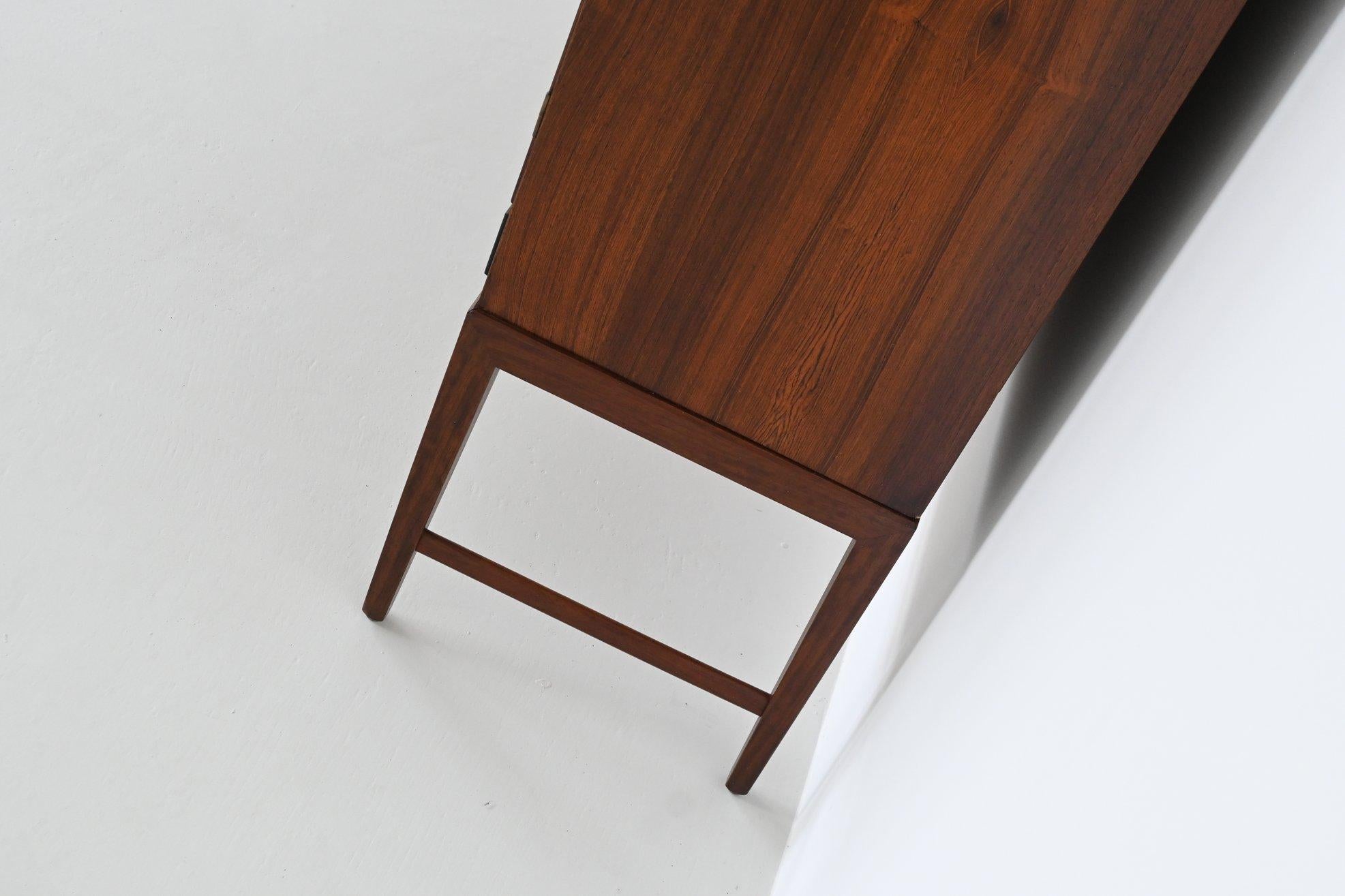 Buffet haut Severin Hansen en palissandre Haslev Møbelsnedkeri Danemark 1960 en vente 8