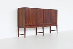 Credenza Severin Hansen in legno di palissandro Haslev Møbelsnedkeri Danimarca 1960
