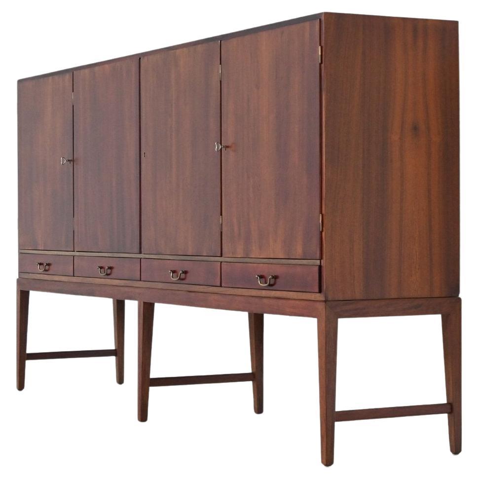 Buffet haut Severin Hansen en palissandre Haslev Møbelsnedkeri Danemark 1960 en vente