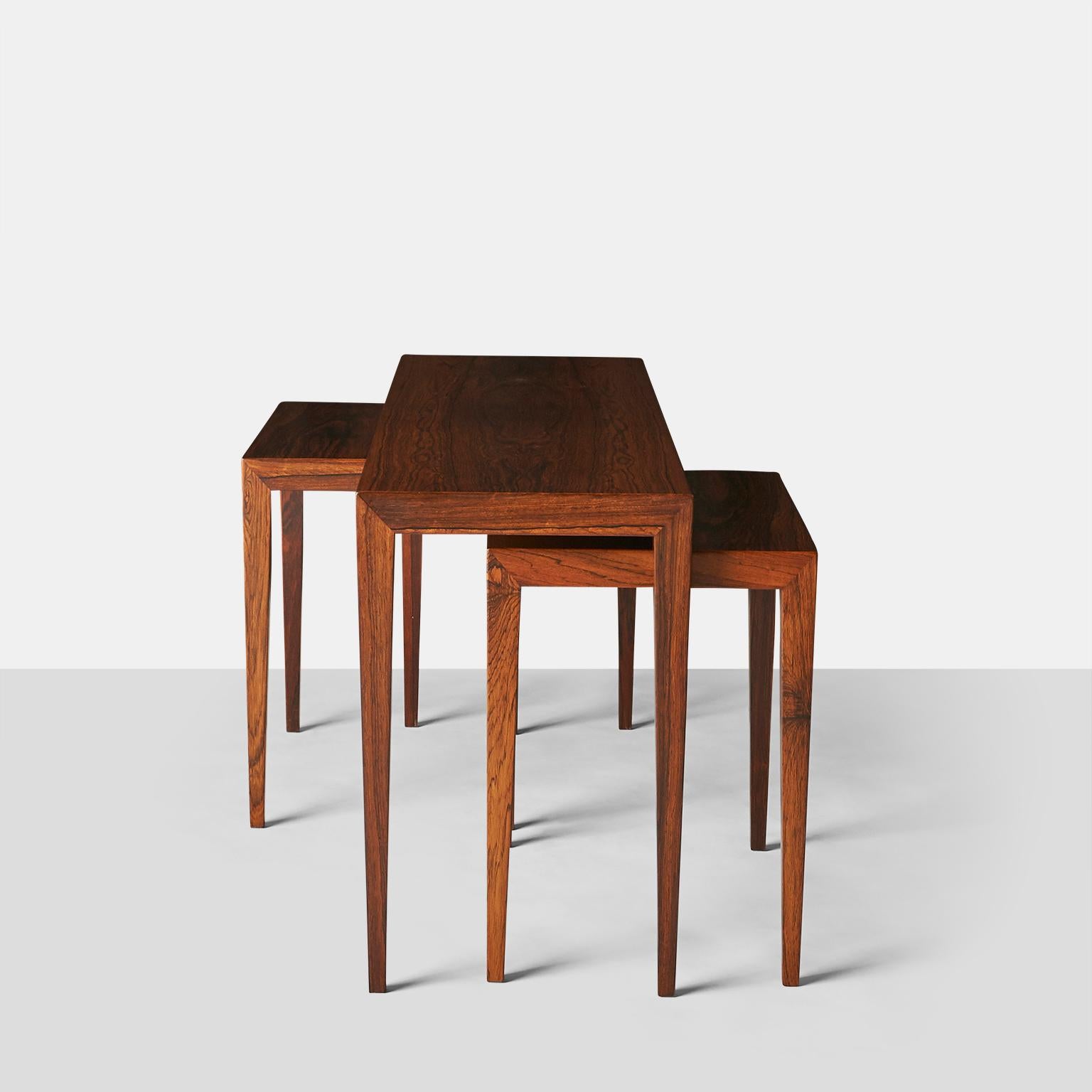 Modern Severin Hansen Jr. Coffee and Nesting tables For Sale