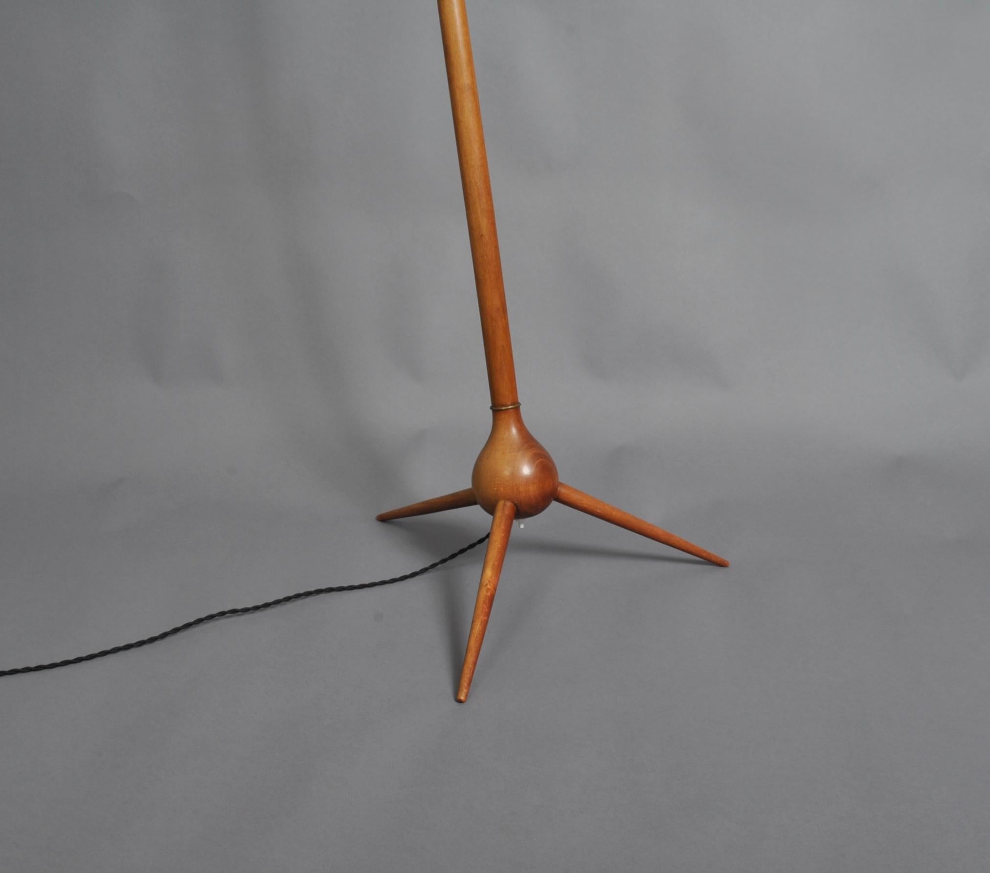 Severin Hansen Jr Floor Lamp, Danish Midcentury Modern 1