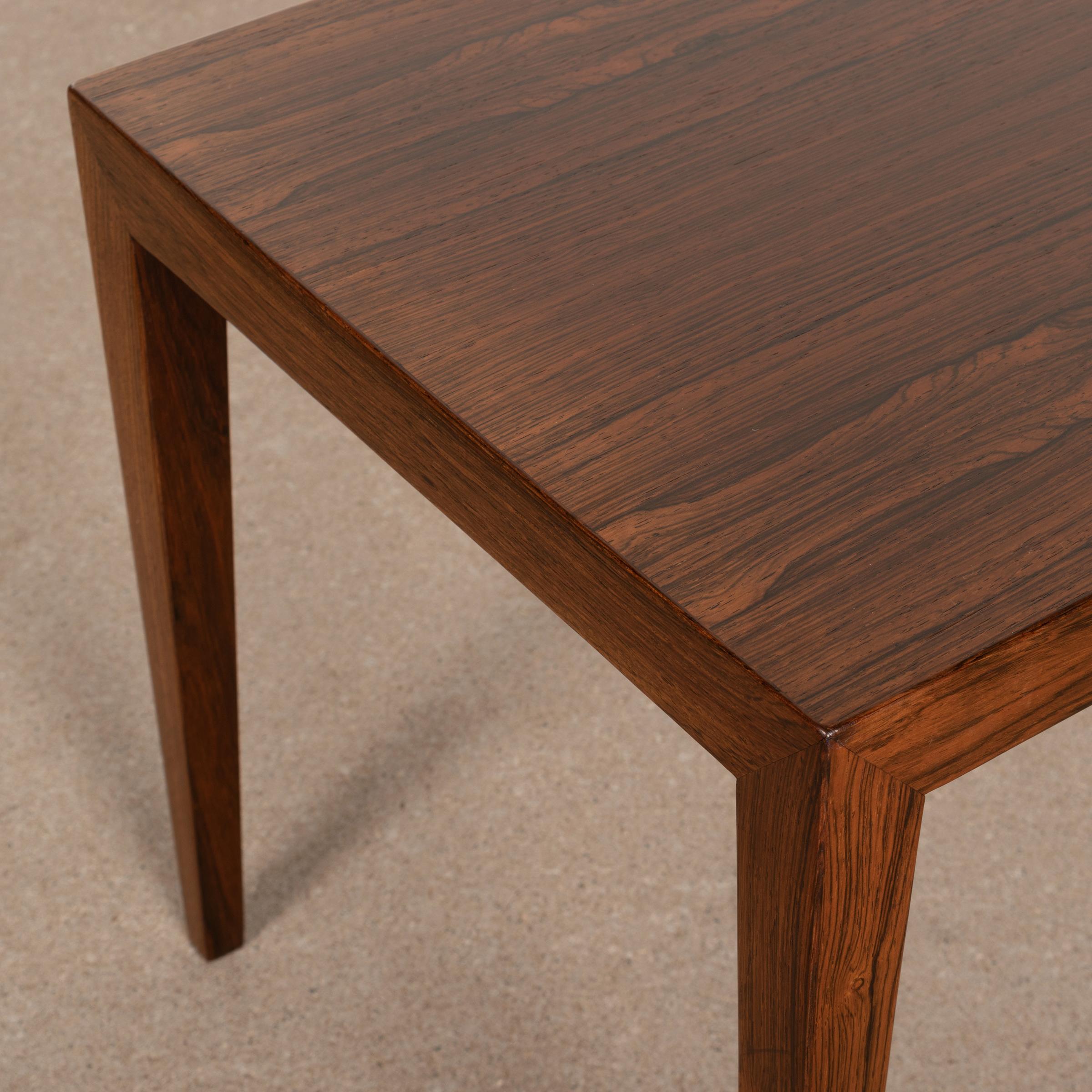 Severin Hansen Jr. Nesting Tables in Rosewood for Haslev Møbelsnedskeri, Denmark 12