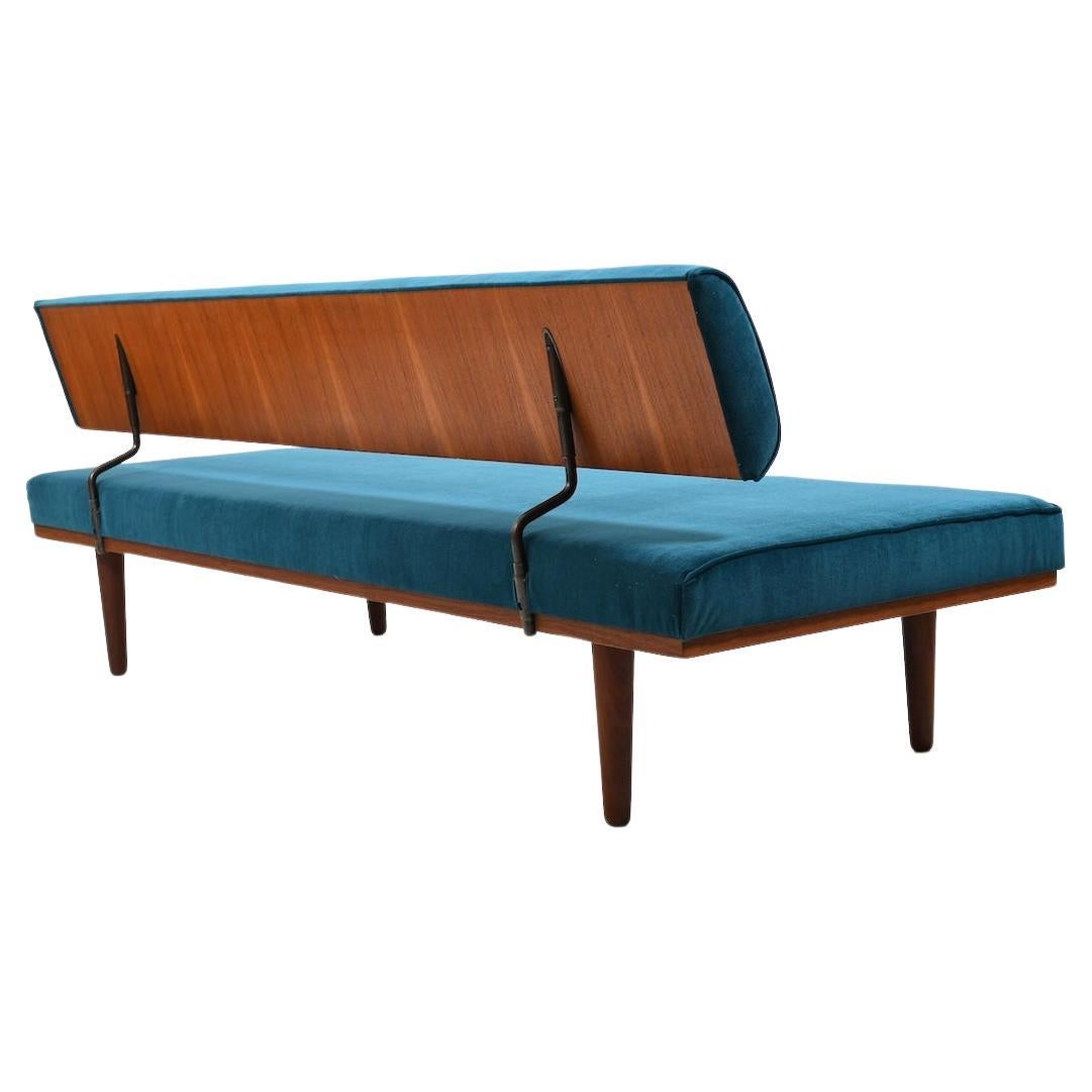 Severin Hansen Jr. Teak Daybed SH7 1957 / New Upholstered For Sale