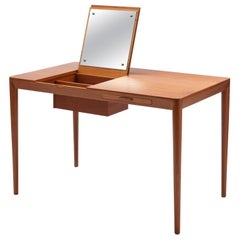 Vintage Severin Hansen Lady's Desk & Dressing Table by Haslev Denmark, 1958