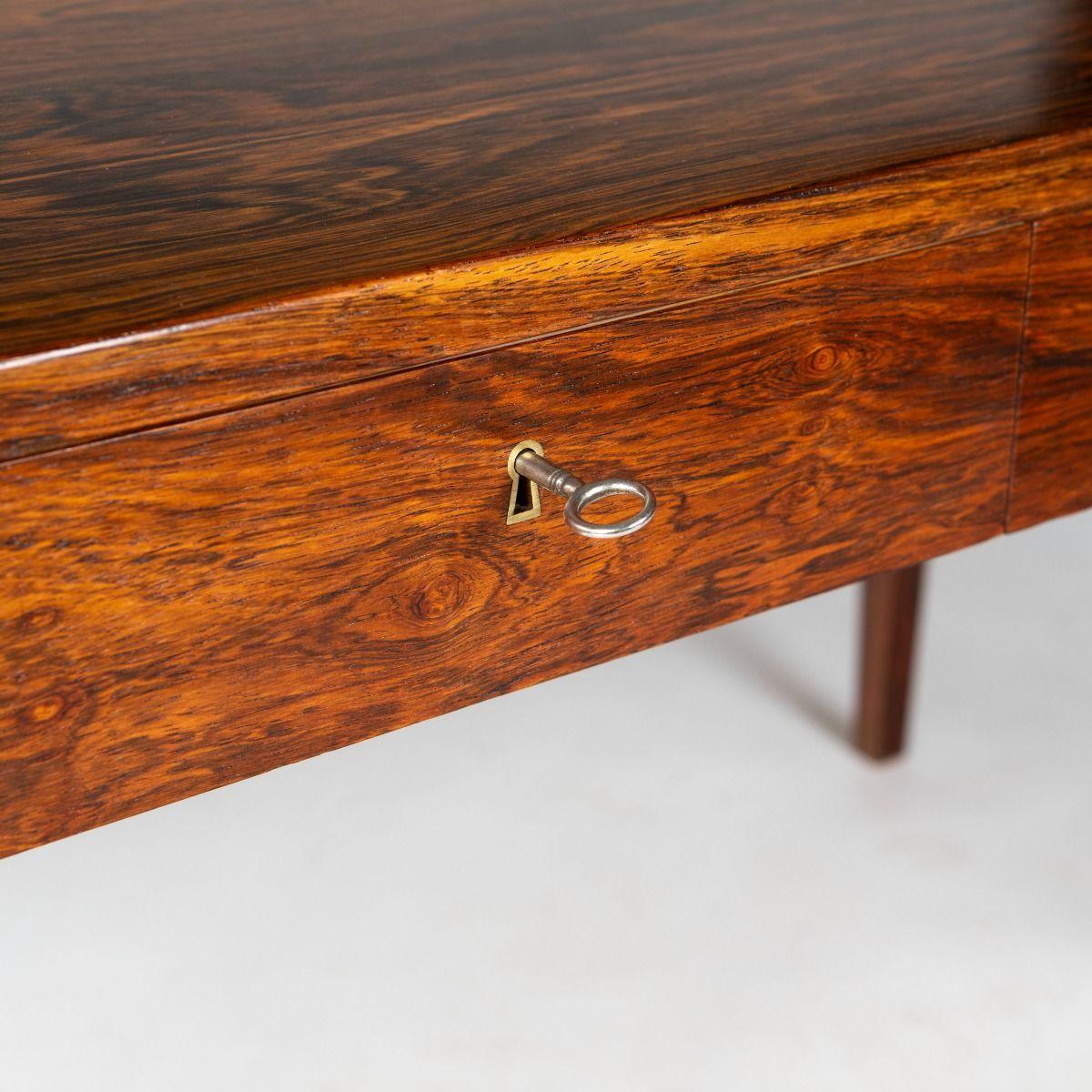 Severin Hansen Mid-Century Rosewood Desk, Model 36 For Sale 3